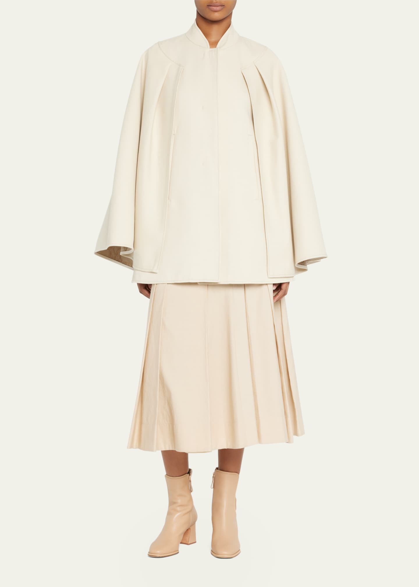 Max Mara Valdez Cotton Cape Image 2 of 5