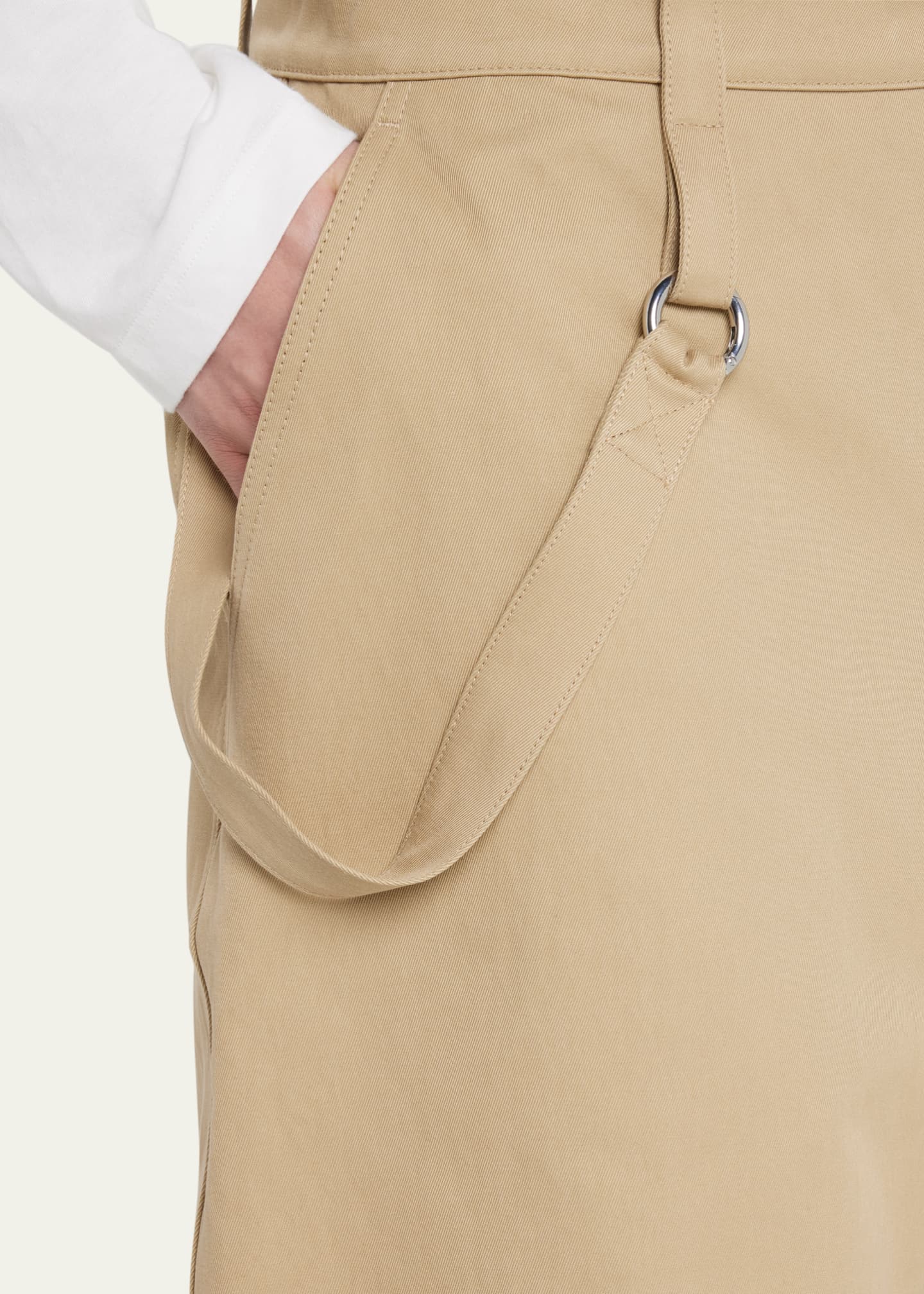 Bottega Men's Cotton Twill WideLeg Shorts Bergdorf Goodman