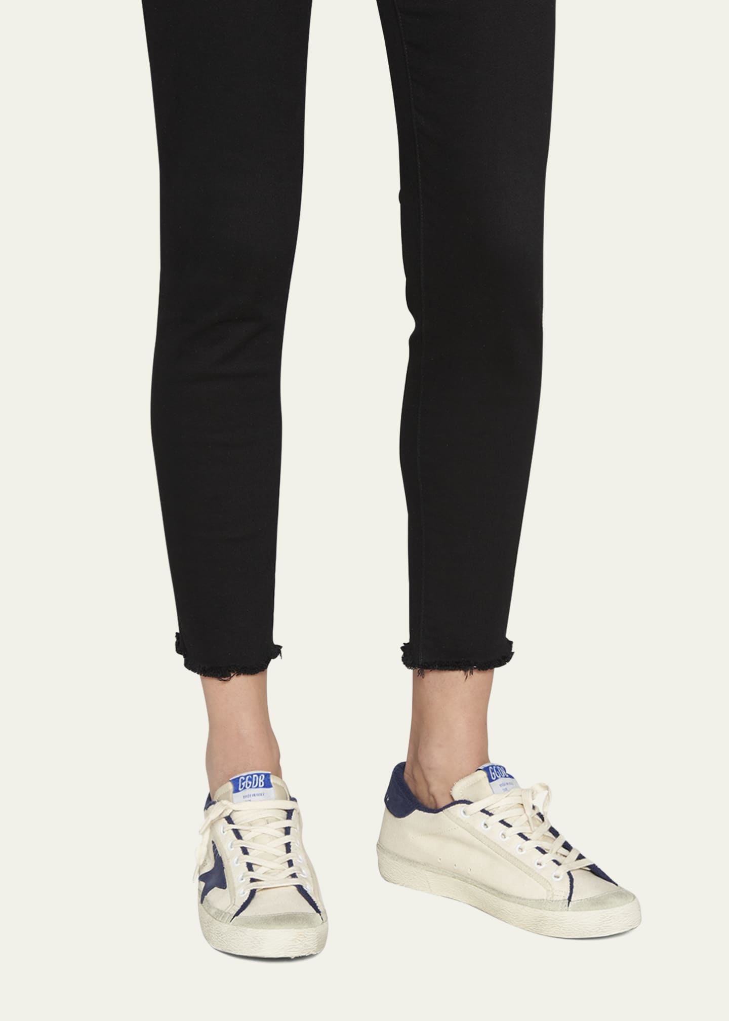 Golden Goose Superstar Suede Nylon Low-Top Sneakers Image 2 of 5