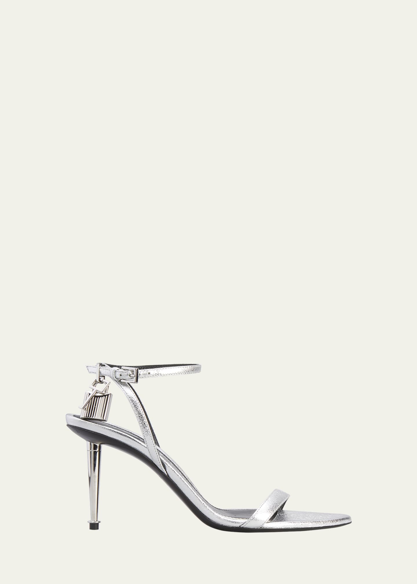 Tom Ford Silver Lock Heels Sellers www.lbcat.ac.th