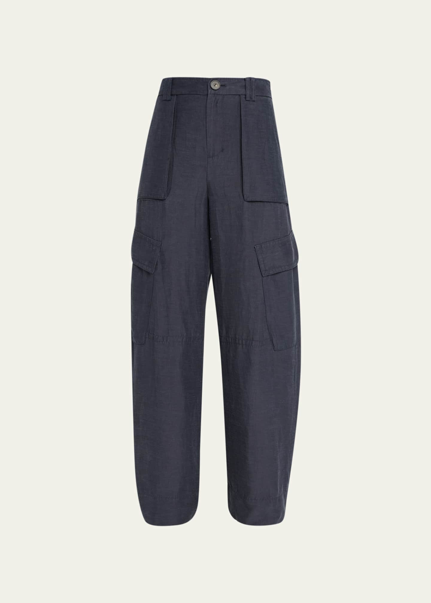 Vince Wide-Leg Cotton Cargo Pants - Bergdorf Goodman