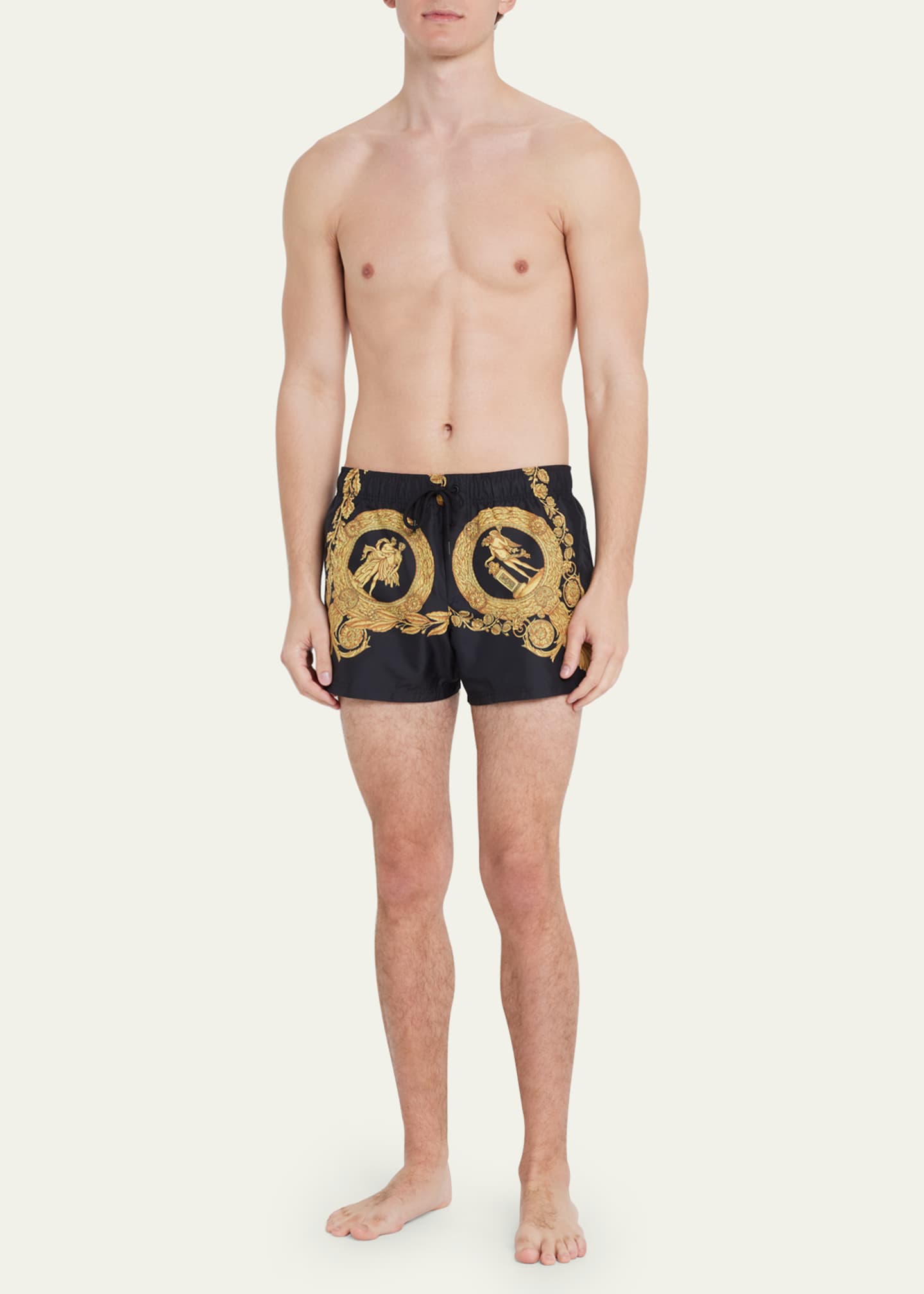 Versace Greca Bike Shorts - Bergdorf Goodman