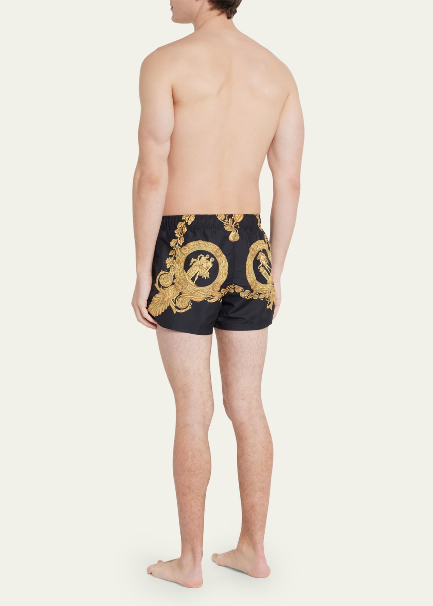 Specifiek Tips Scenario Versace Men's Heritage Print Swim Shorts - Bergdorf Goodman