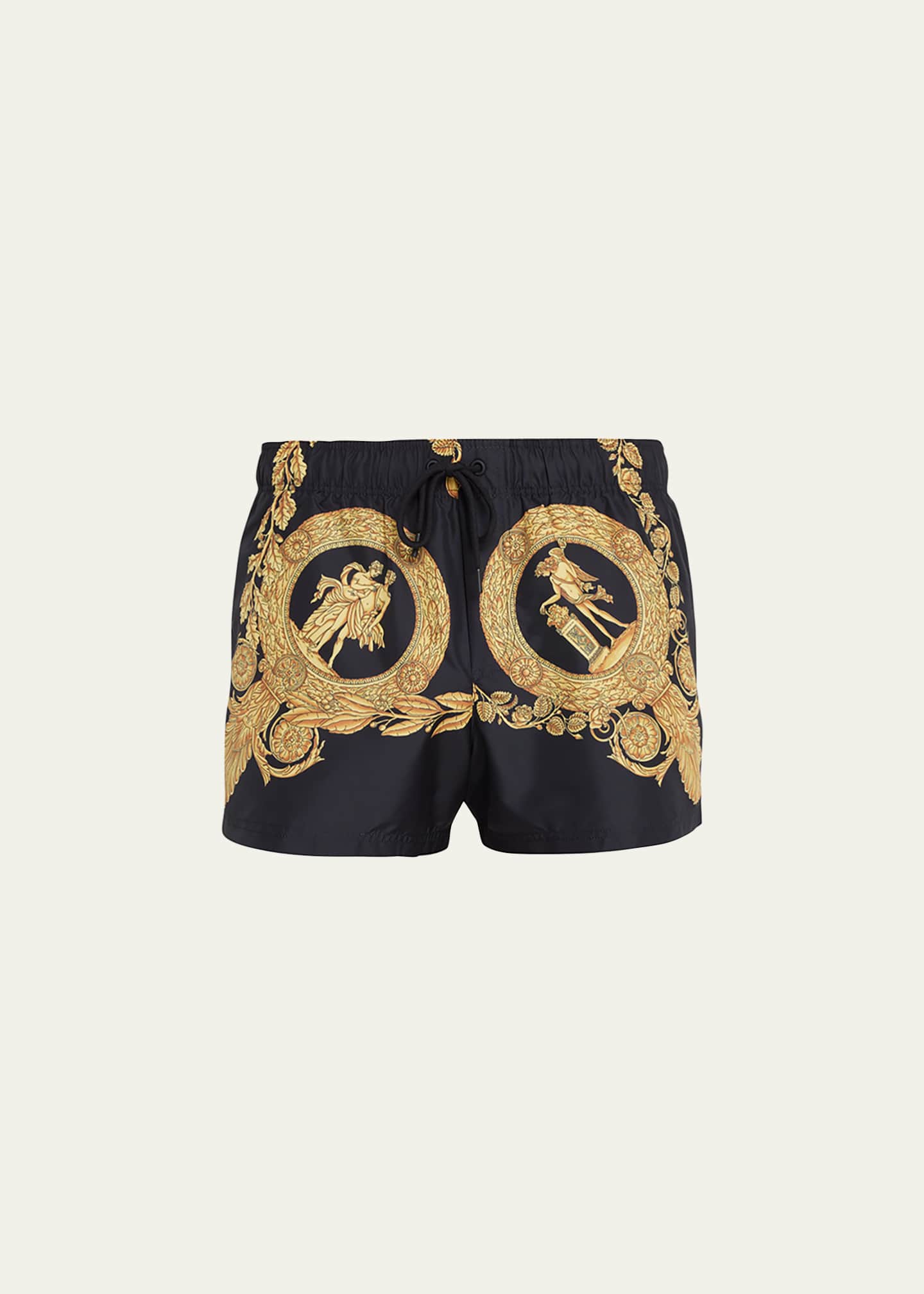Versace black swim shorts new arrivals