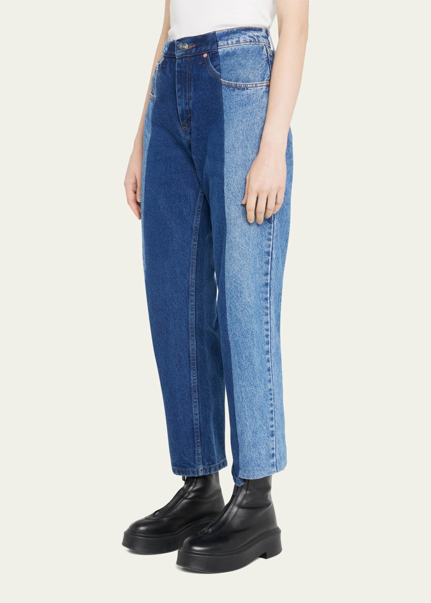 E.L.V Denim HighRise Boyfriend Jeans Bergdorf Goodman