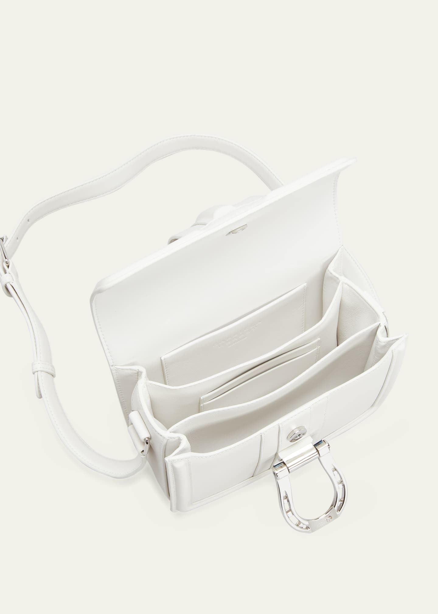 Gabriela Hearst Lucky Buckle Lambskin Shoulder Bag Image 4 of 5