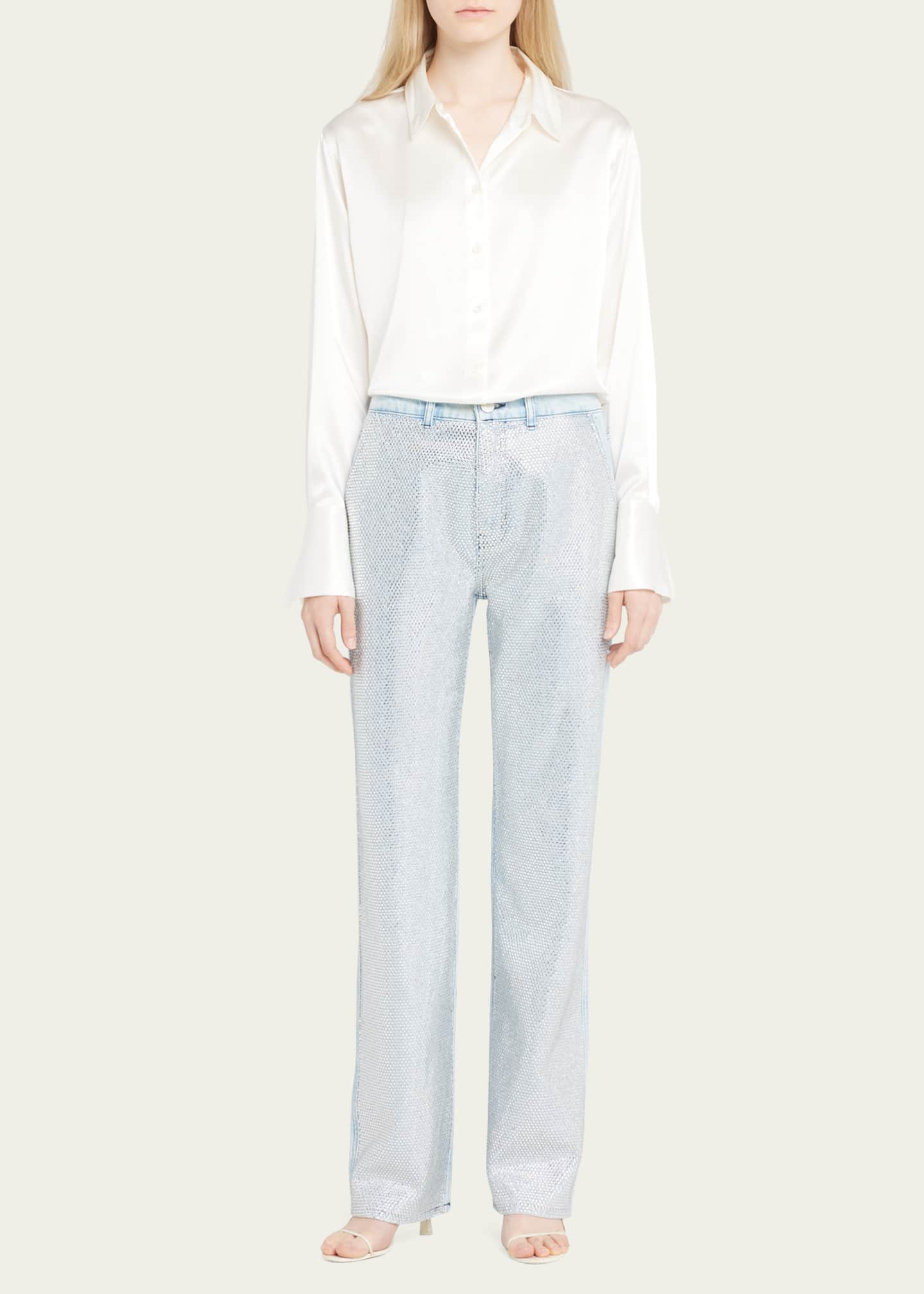 Frame studded cheap jeans