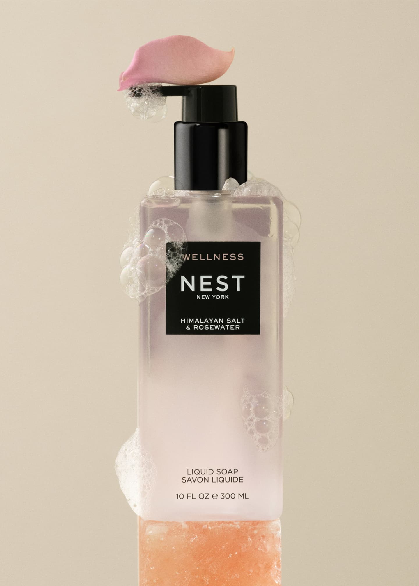 NEST New York 10 oz. Himalayan Salt & Rosewater Liquid Soap Image 2 of 2