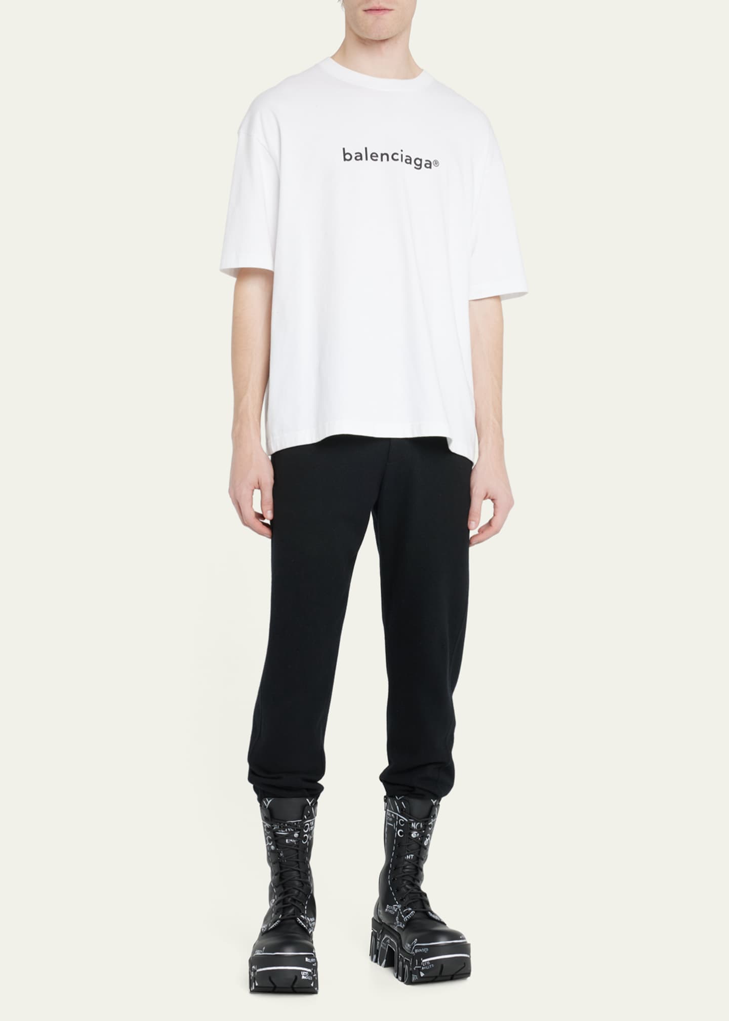 balenciaga boots thigh high