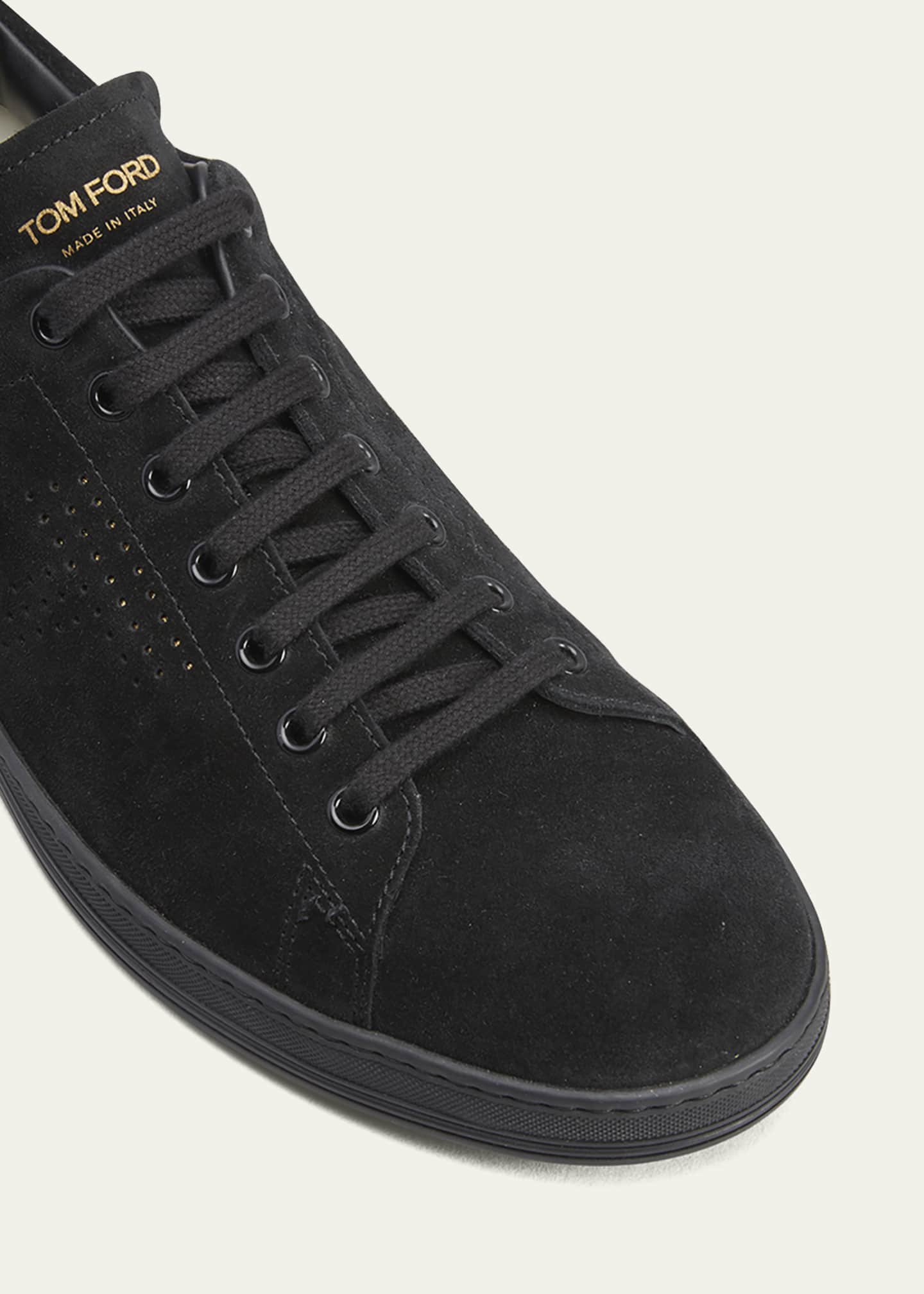TOM FORD Men's Warwick Suede LowTop Sneakers Bergdorf Goodman