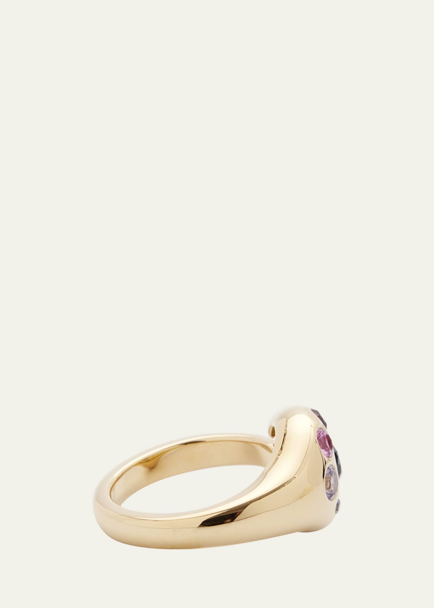 Brent Neale 18k Yellow Gold Rainbow Petal Ring Image 3 of 4