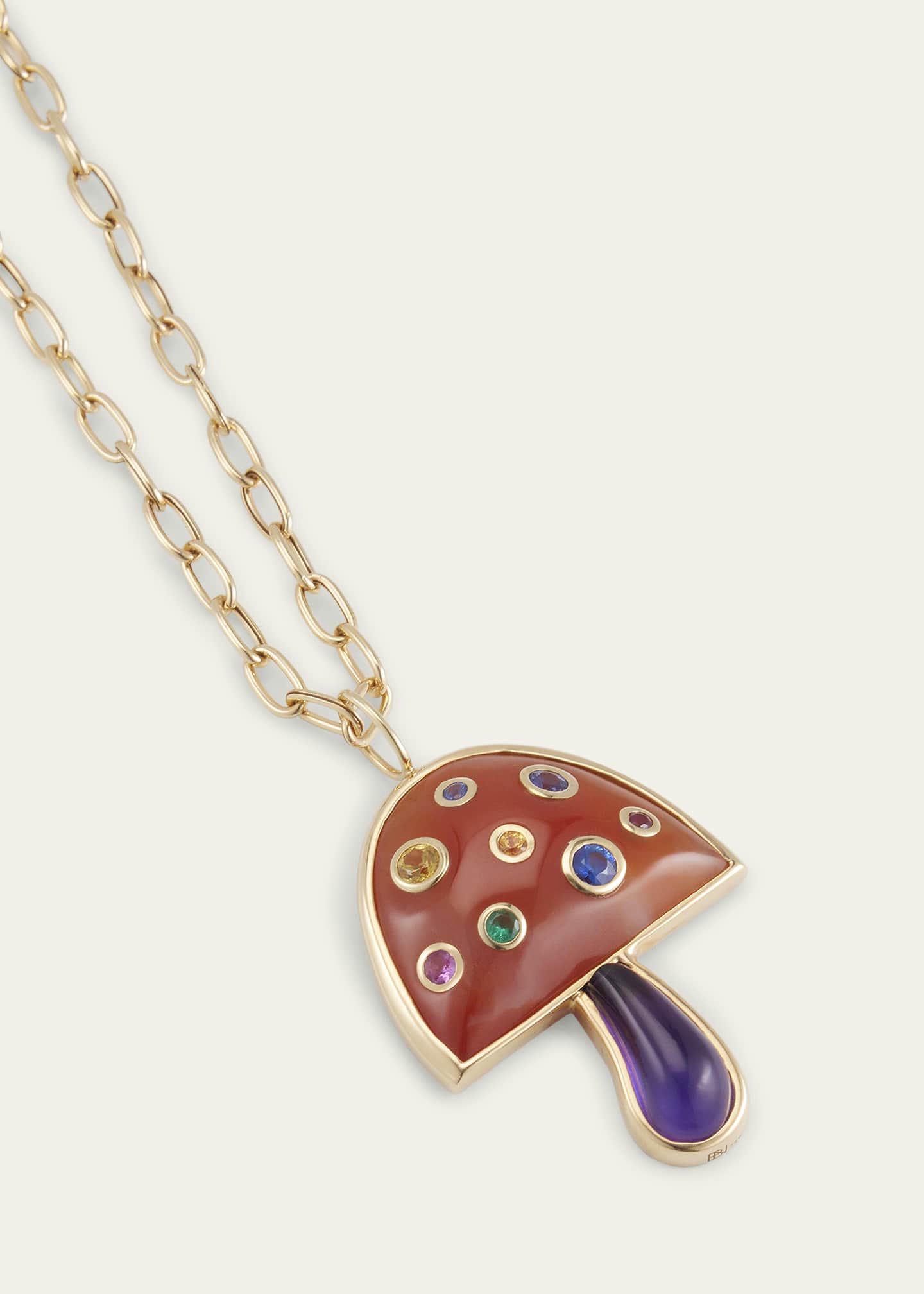 Brent Neale Magic Mushroom Pendant Necklace Image 3 of 4