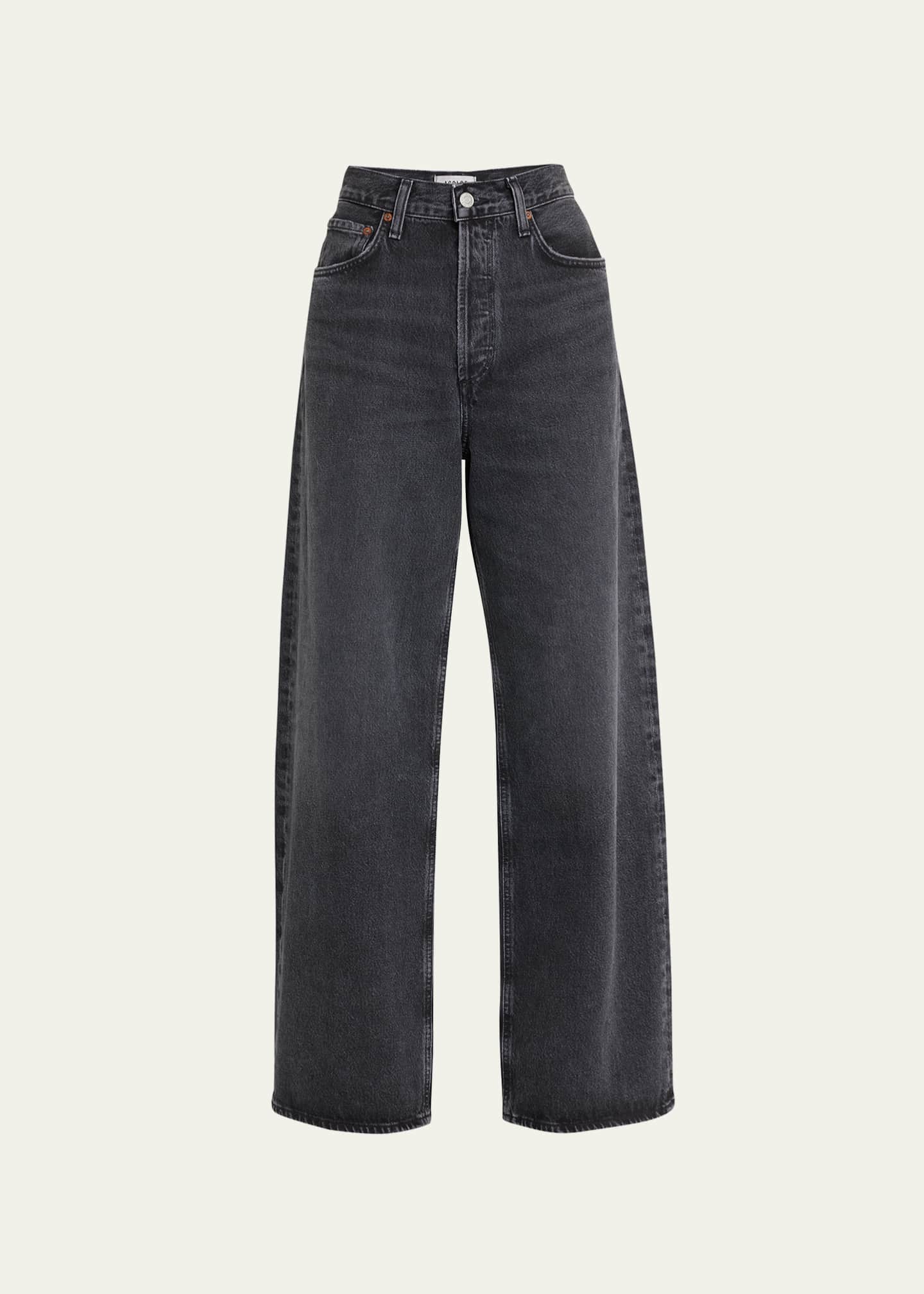 agolde baggy low rise