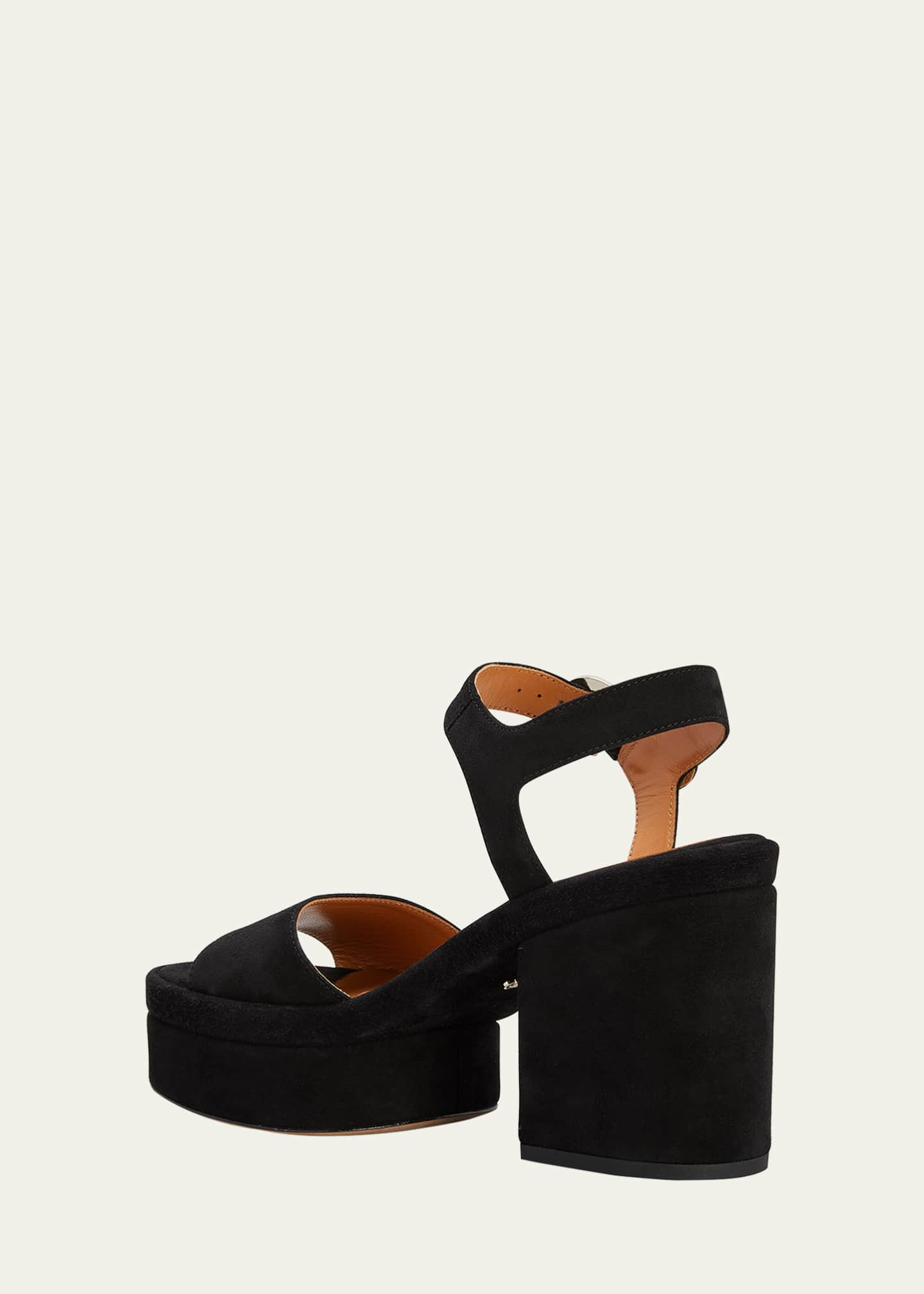 Chloe Odina Suede Ankle-Strap Sandals - Bergdorf Goodman