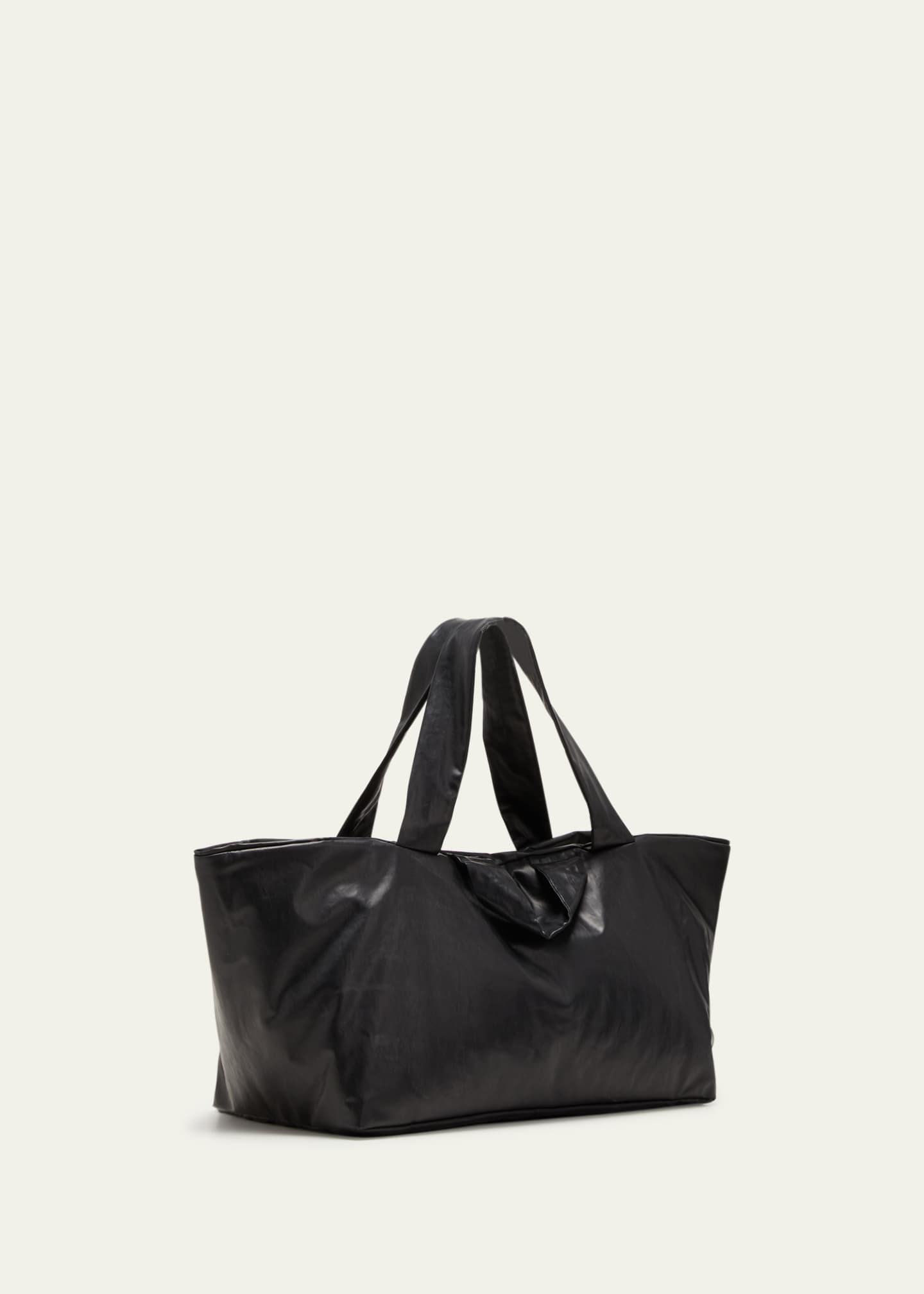 Kassl Knot Padded Oil-Coated Shoulder Bag Image 3 of 5