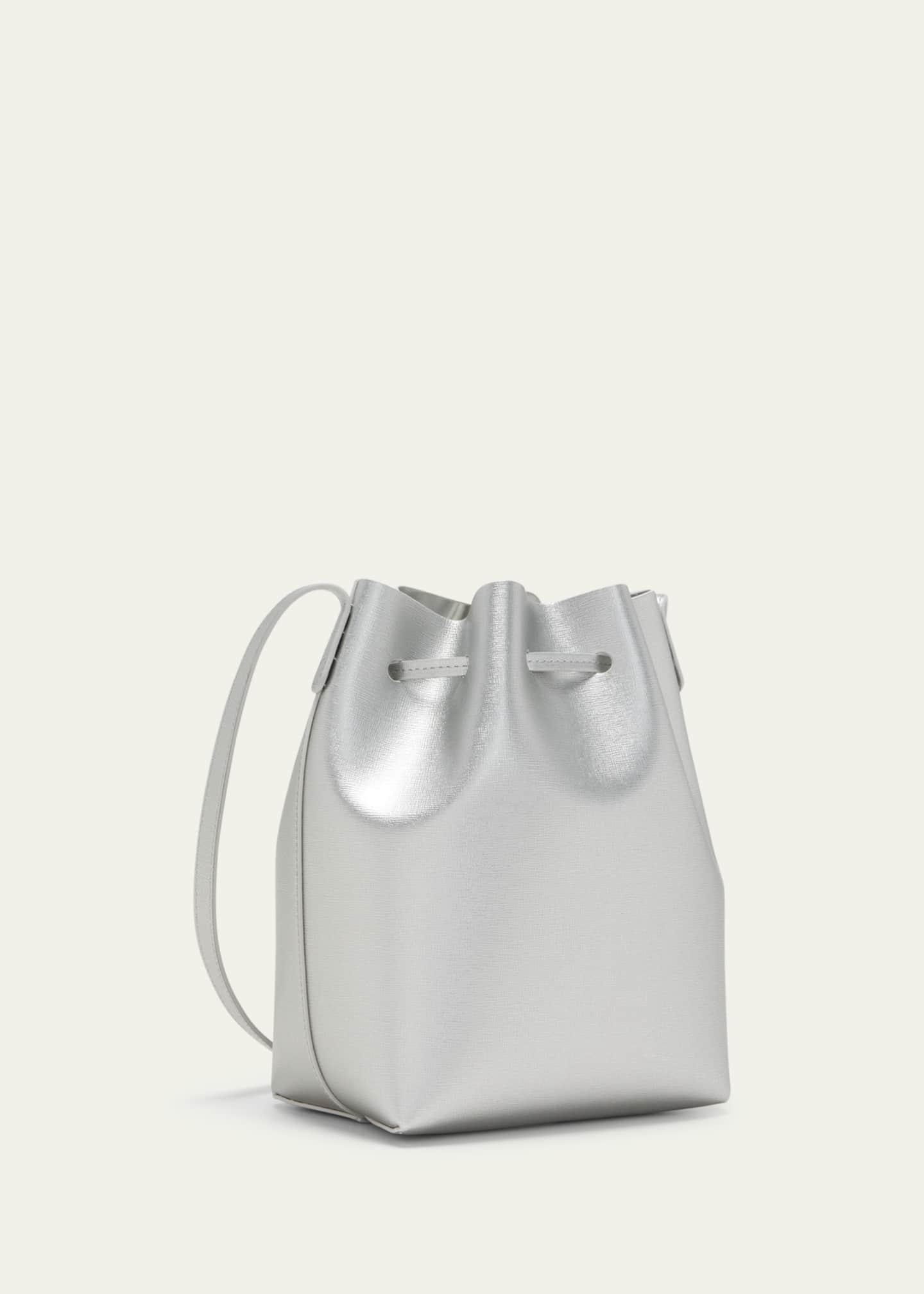 Mansur Gavriel Mini Metallic Leather Bucket Bag Bergdorf Goodman
