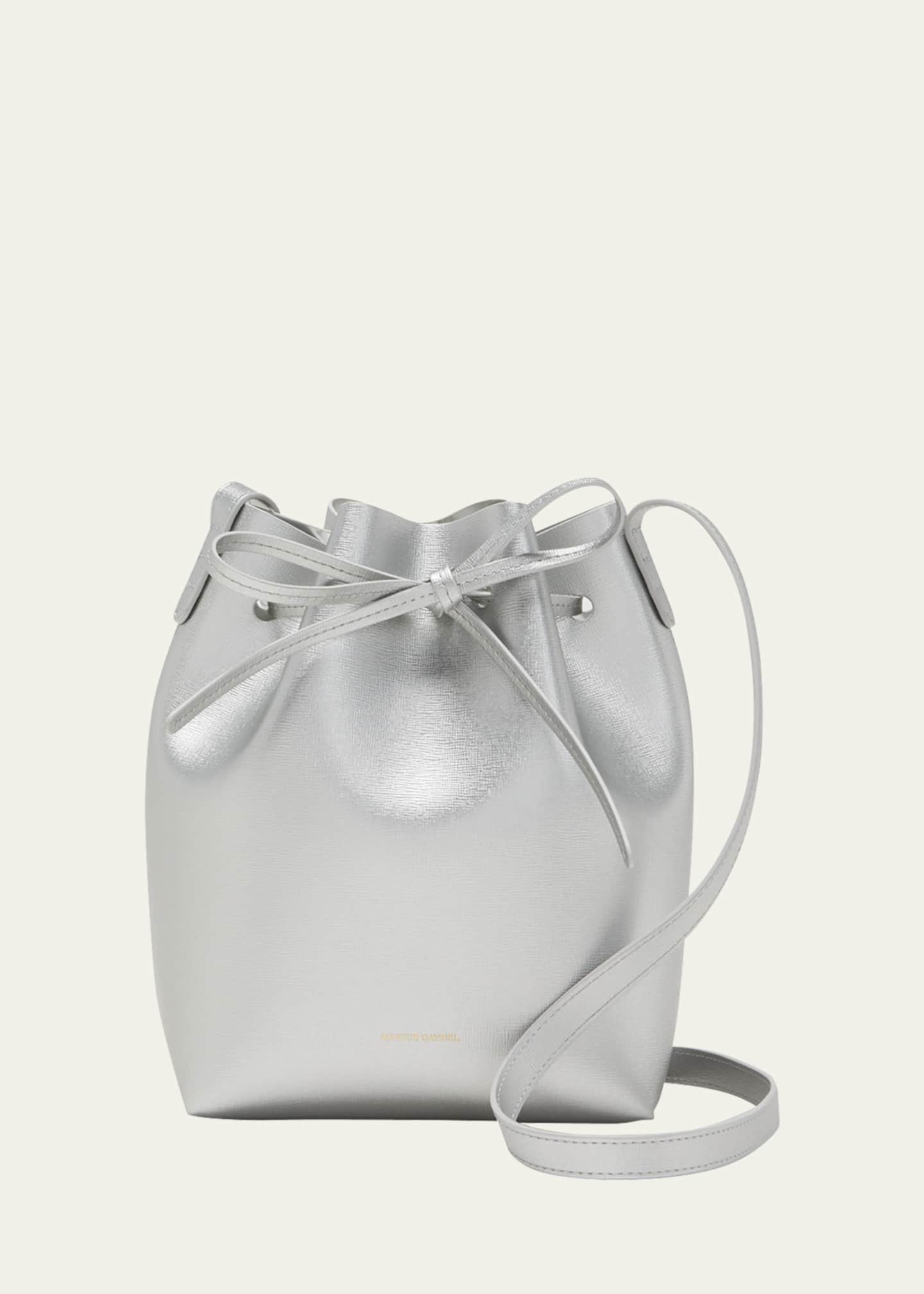 Mansur Gavriel Mini Metallic Leather Bucket Bag Bergdorf Goodman