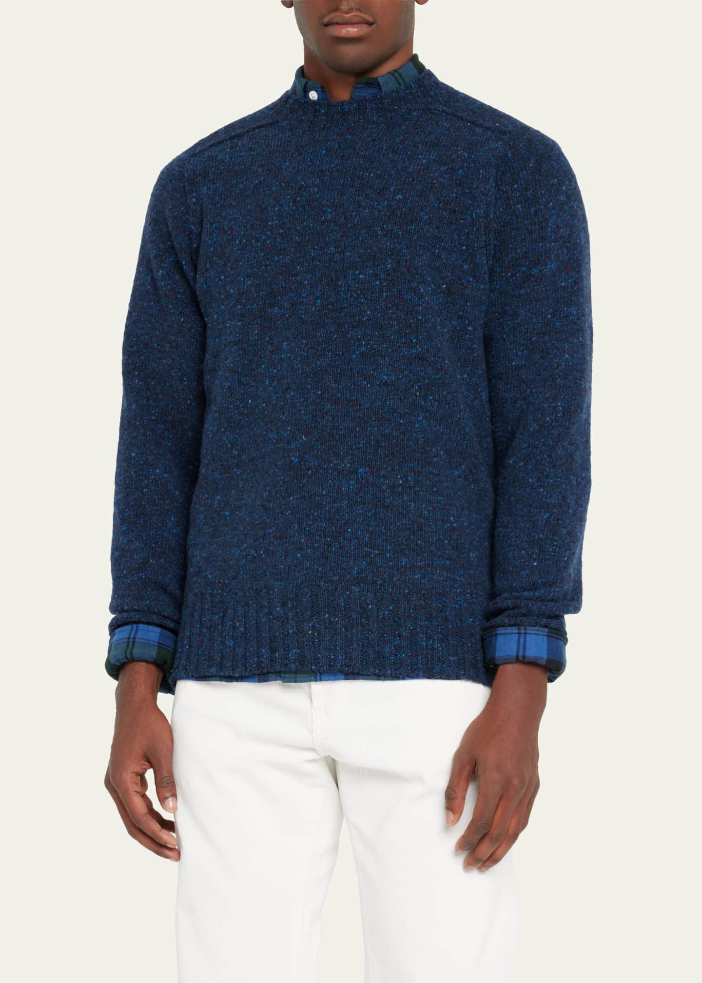 Trunk Men's Berwick Wool Crewneck Sweater Bergdorf Goodman