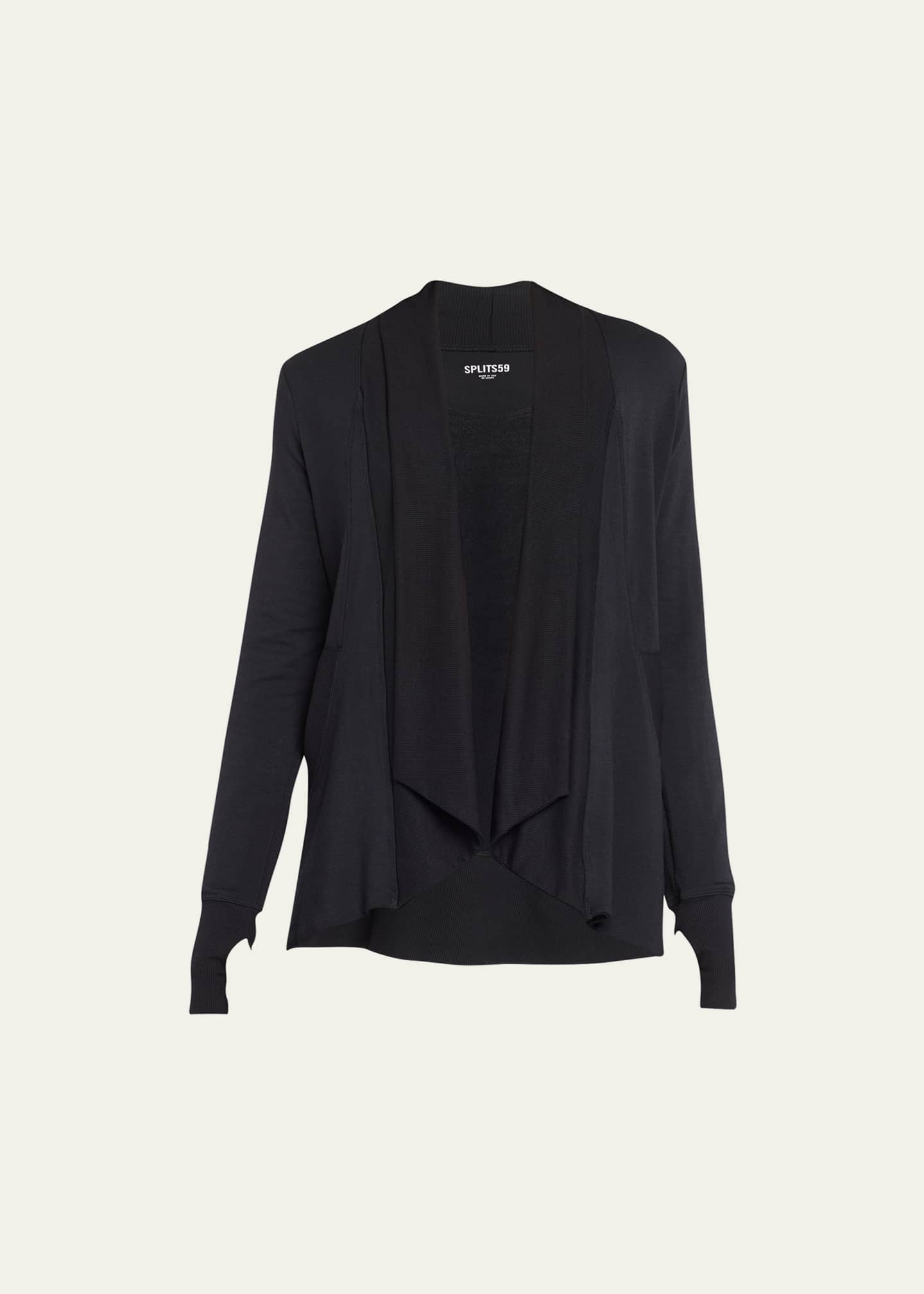 Waterfall fleece online cardigan