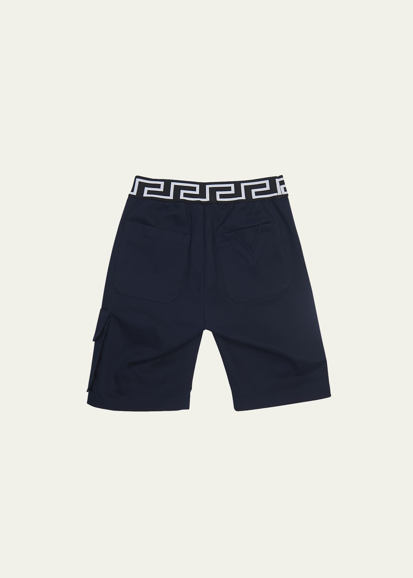 Versace Boy's Greca-Waist Gabardine Cargo Shorts, Size 8-14 - Bergdorf  Goodman