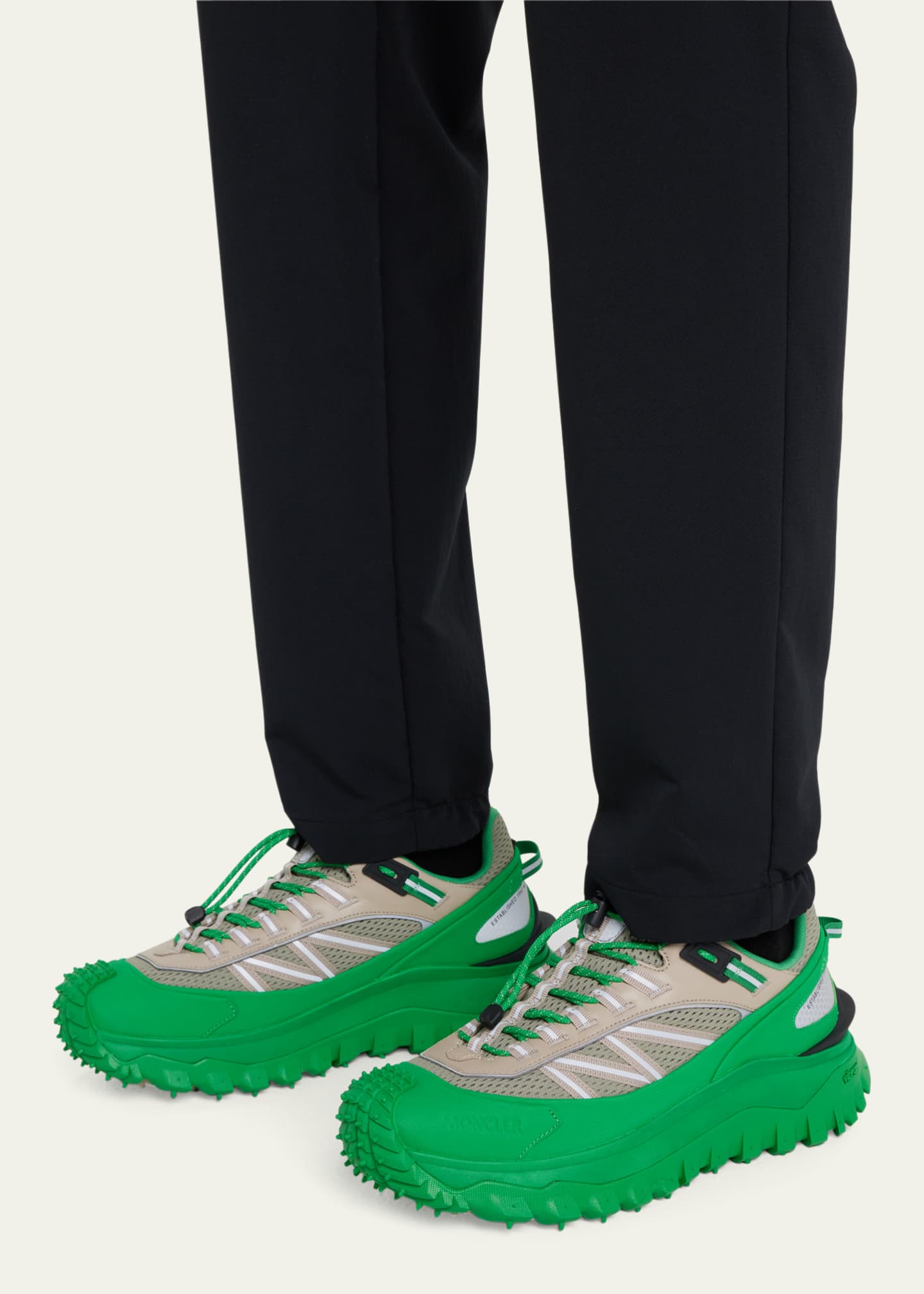 Moncler Men's Trailgrip Vibram Tread Low-Top Sneakers - Bergdorf Goodman