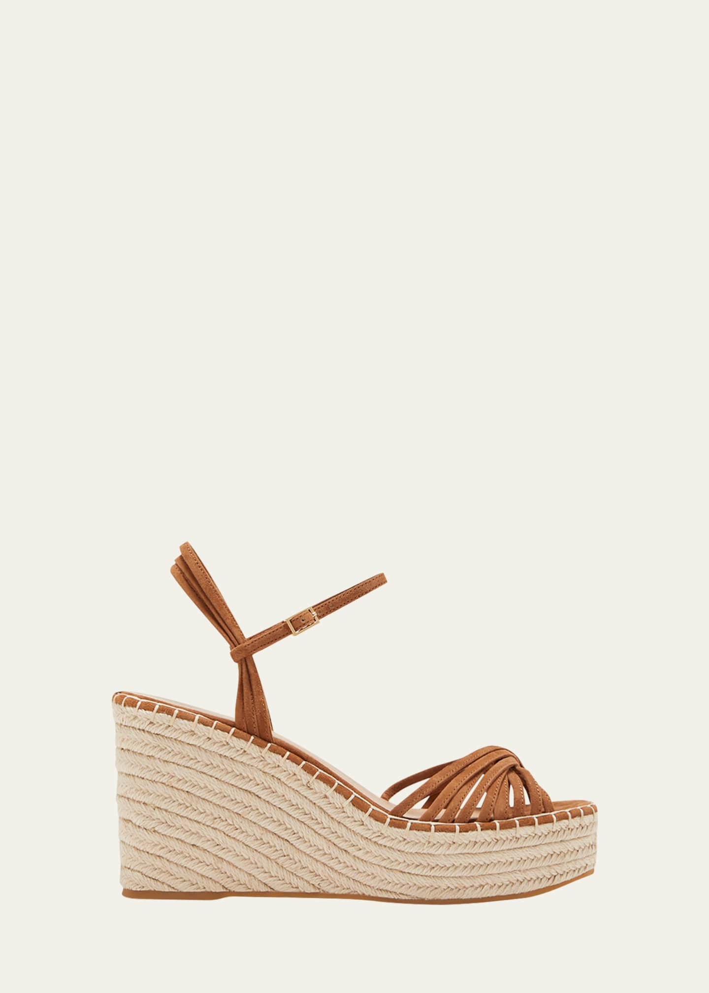 VERONA  Mid-Height Platform Espadrille Wedge Sandals With Rope