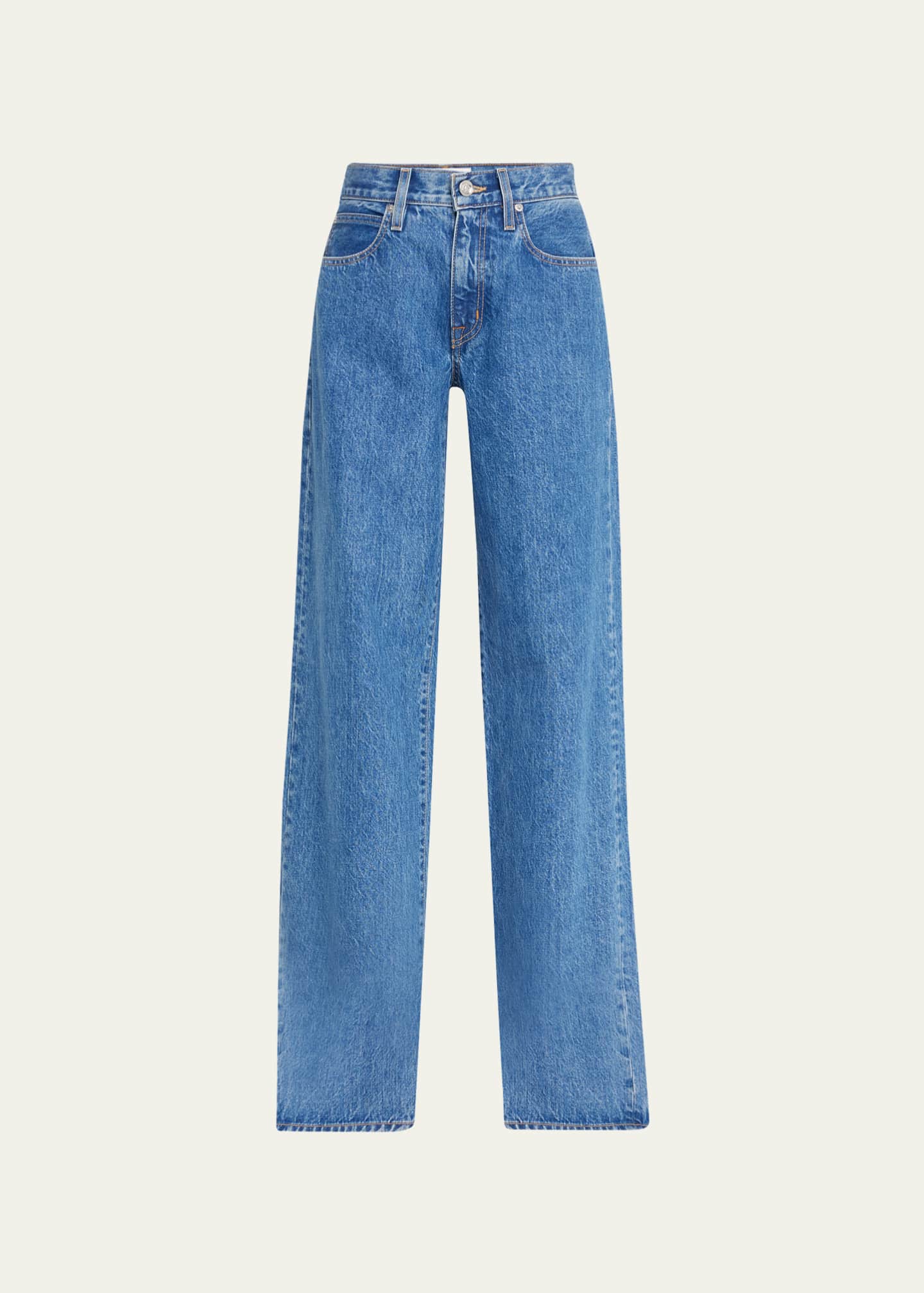 SLVRLAKE Mica Low-Rise Wide Relaxed Jeans - Bergdorf Goodman