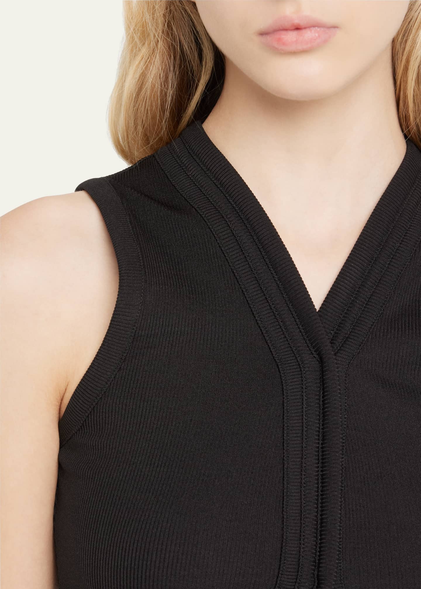 Christopher Esber Multi Bind Rib Vest Top Bergdorf Goodman
