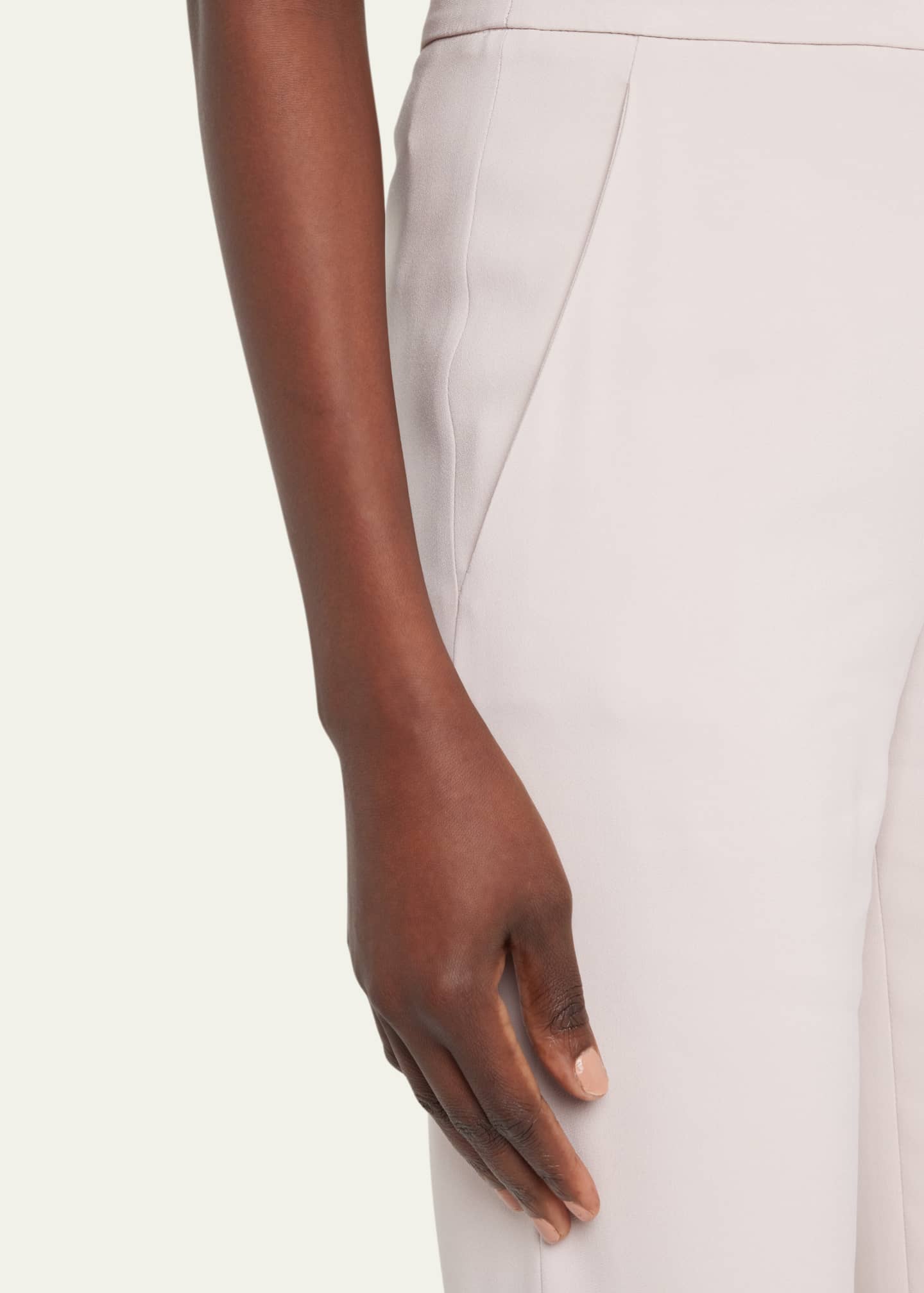 Giorgio Armani Viscose Cady Straight-Leg Trousers Image 5 of 5