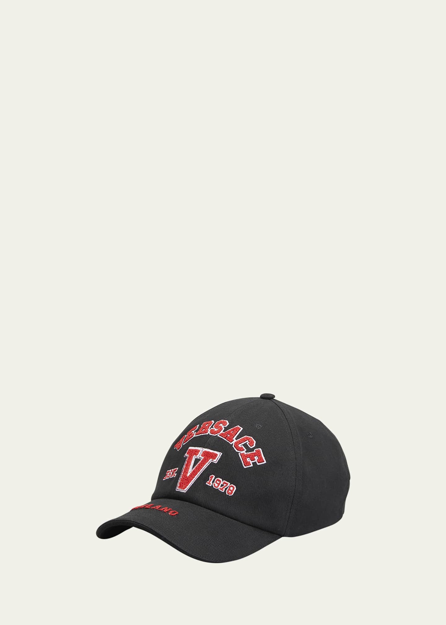 Versace Men s Varsity Logo Baseball Hat