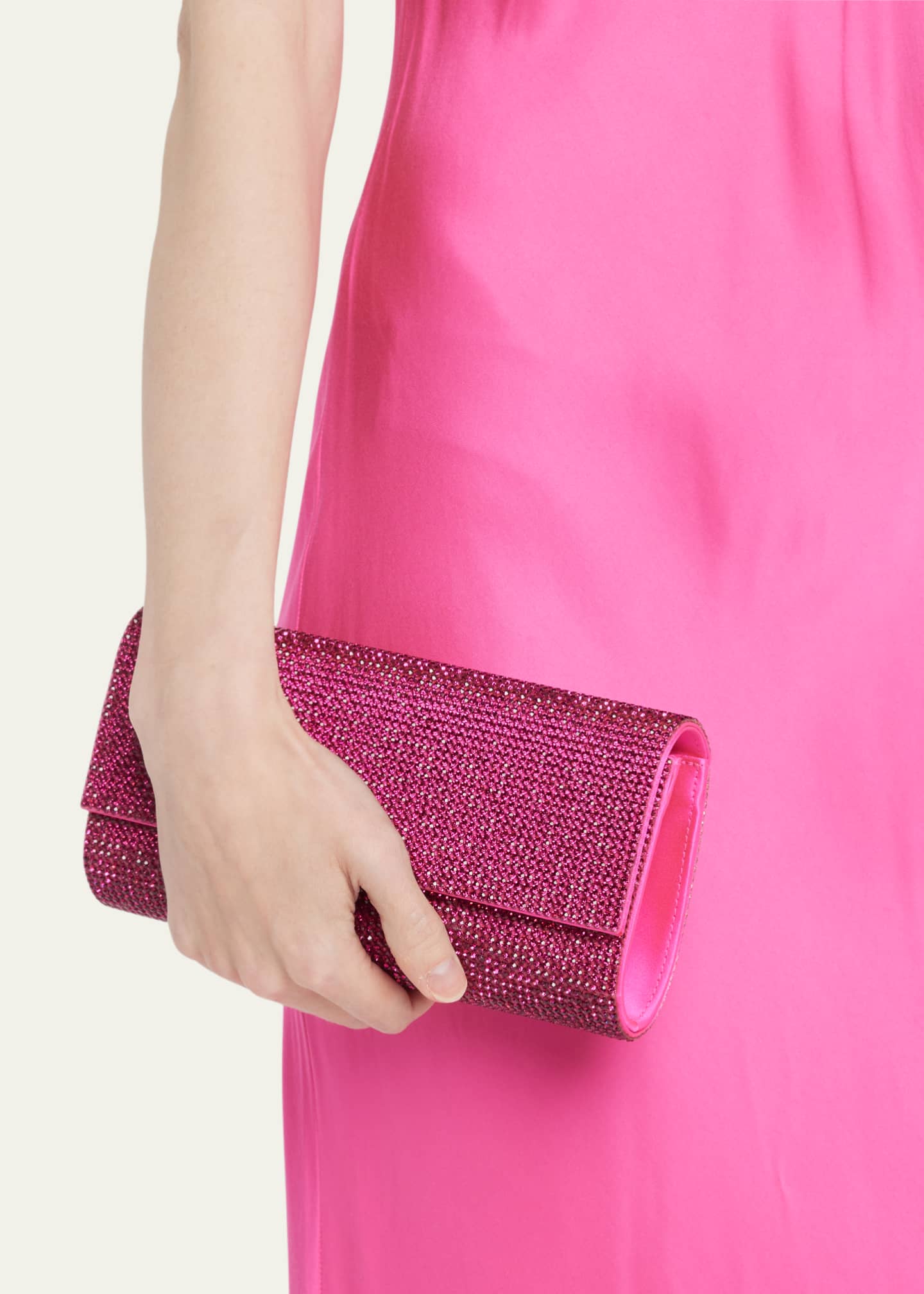 Judith Leiber Couture Perry Beaded Crystal Clutch Bag Image 2 of 5