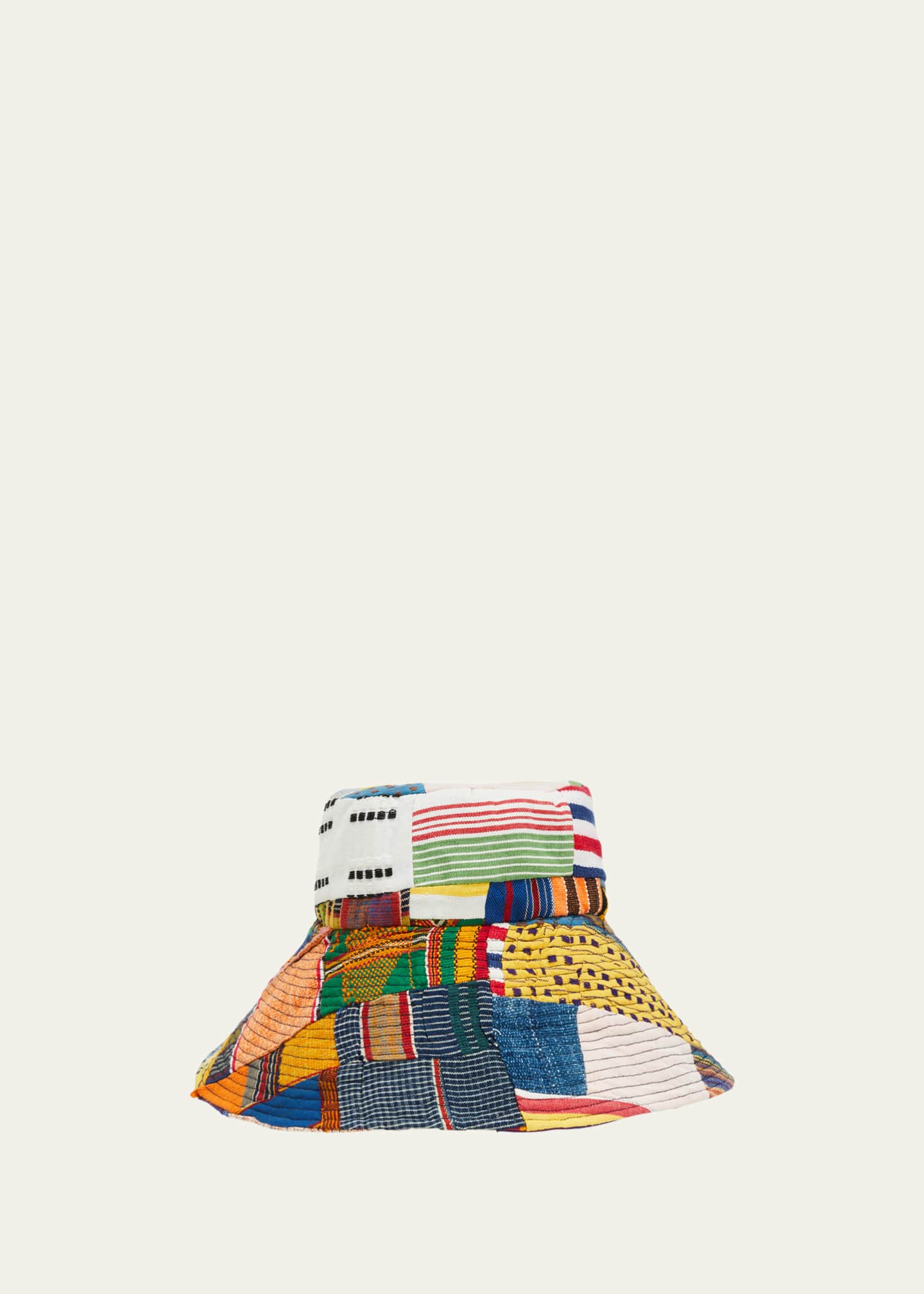 Studio 189 Multicolor Patchwork Kente Bucket Hat Bergdorf Goodman