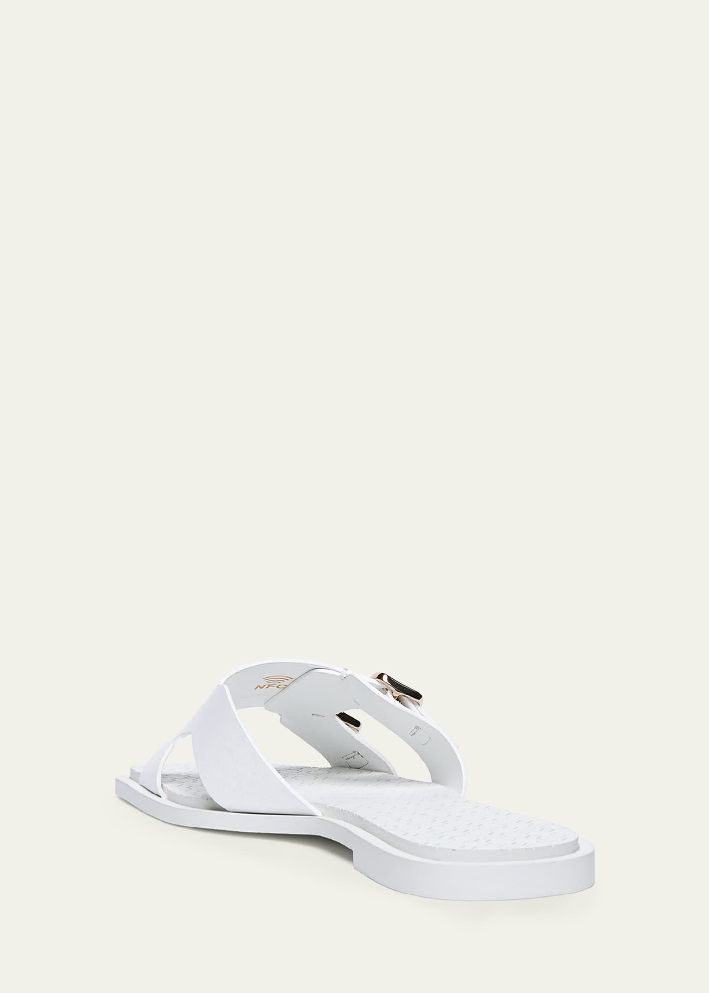 Santoni Lepus Flat Pool Slides Image 3 of 4