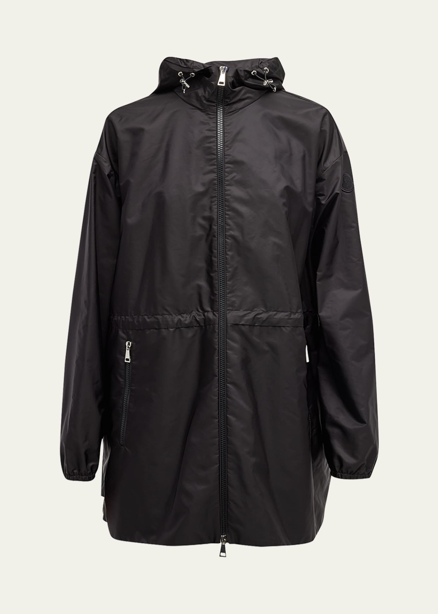 Moncler Wete Parka Jacket with Gathered Waist Image 1 of 5