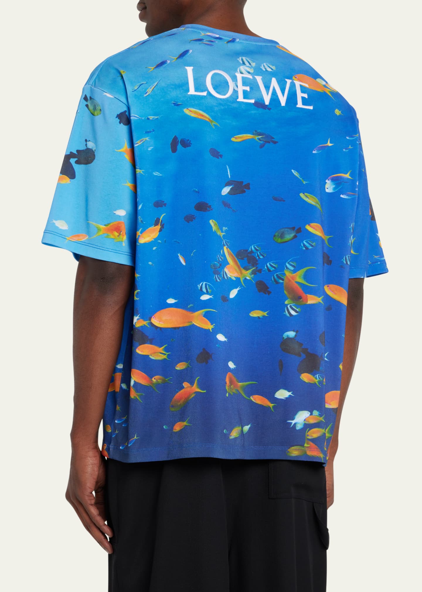Loewe Men's AquariumPrint TShirt Bergdorf Goodman