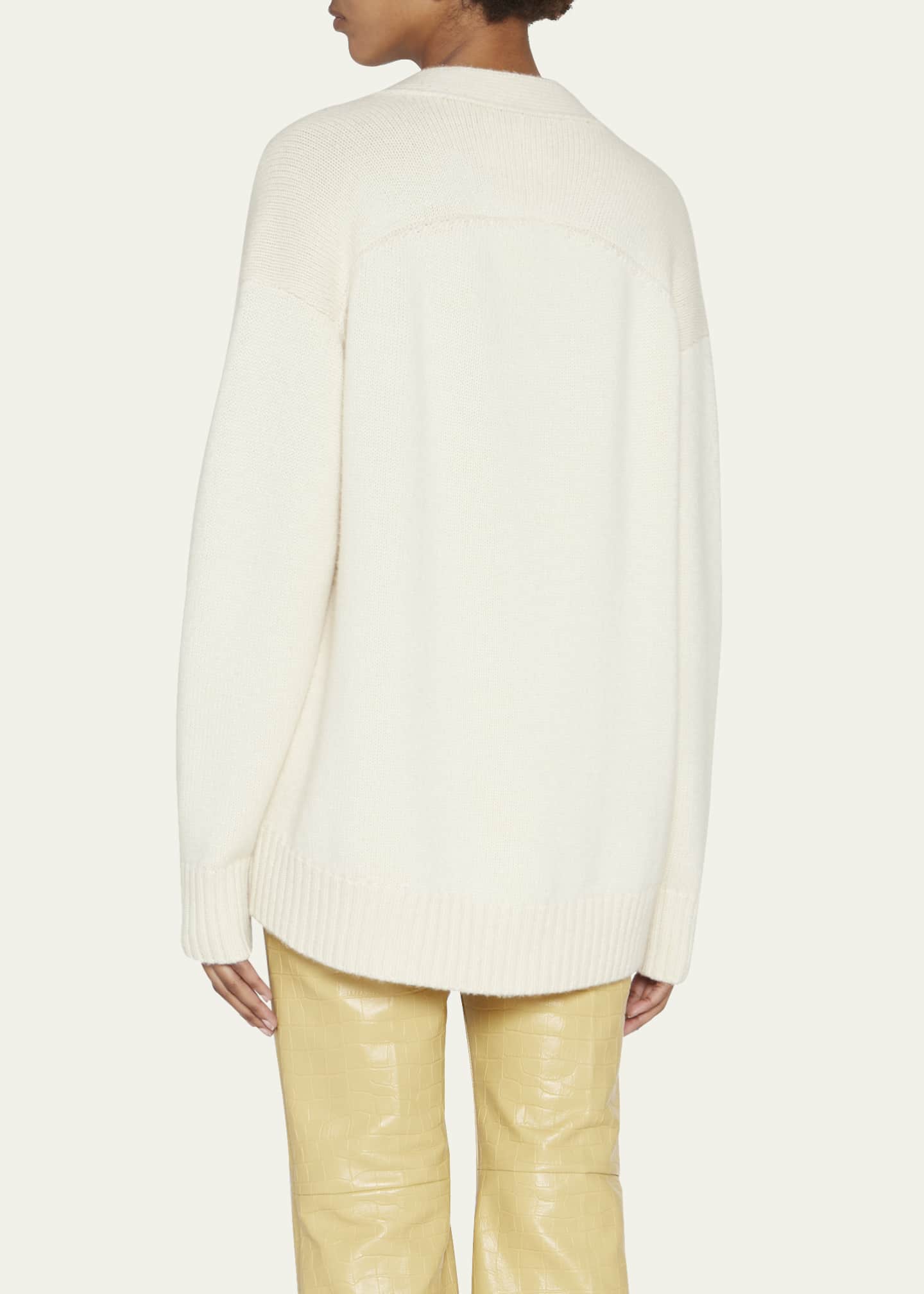 Jil Sander Volume Cashmere Cardigan Image 3 of 5