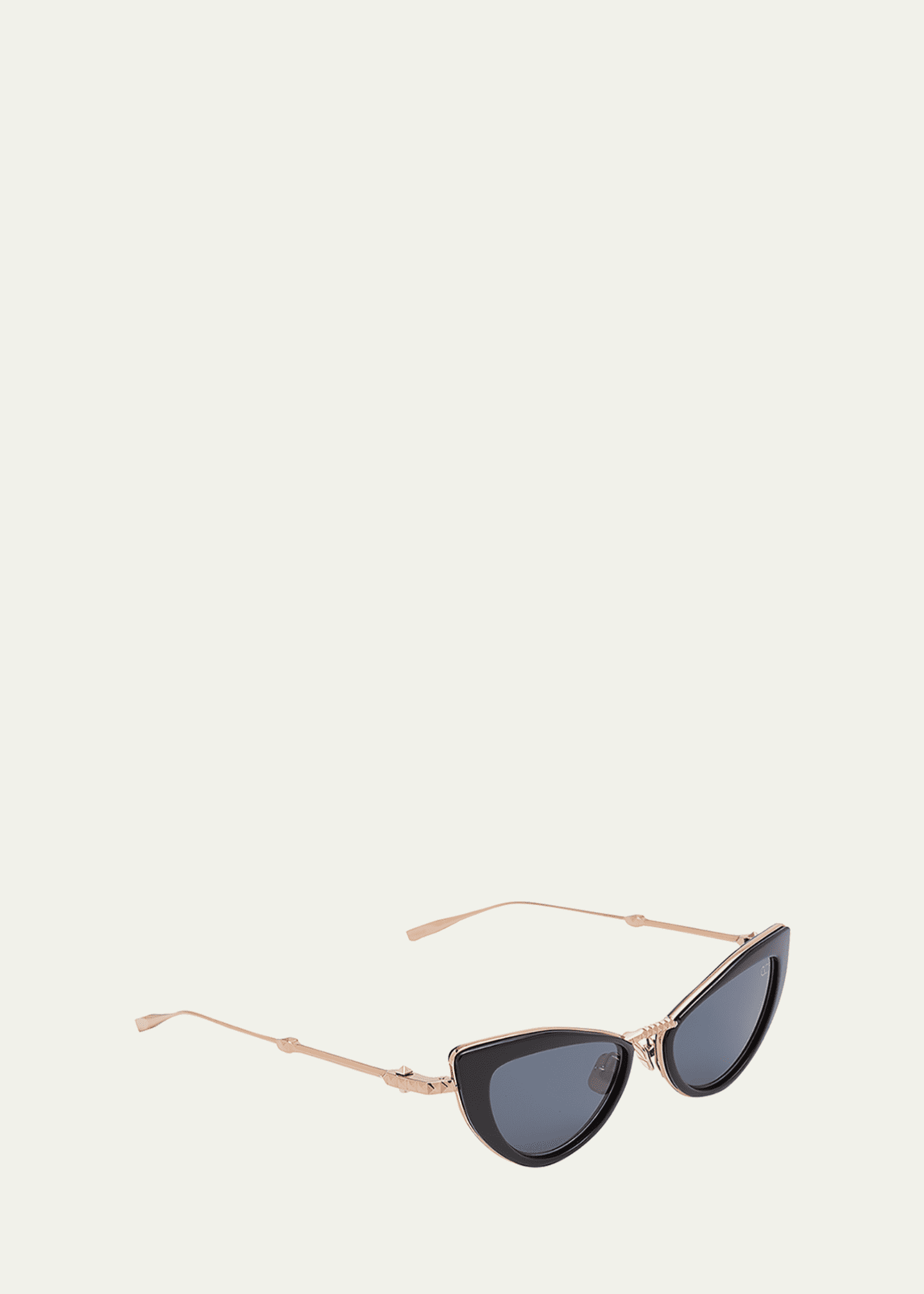 Valentino Garavani VIII Titanium & Acetate Cat-Eye Sunglasses Image 2 of 2