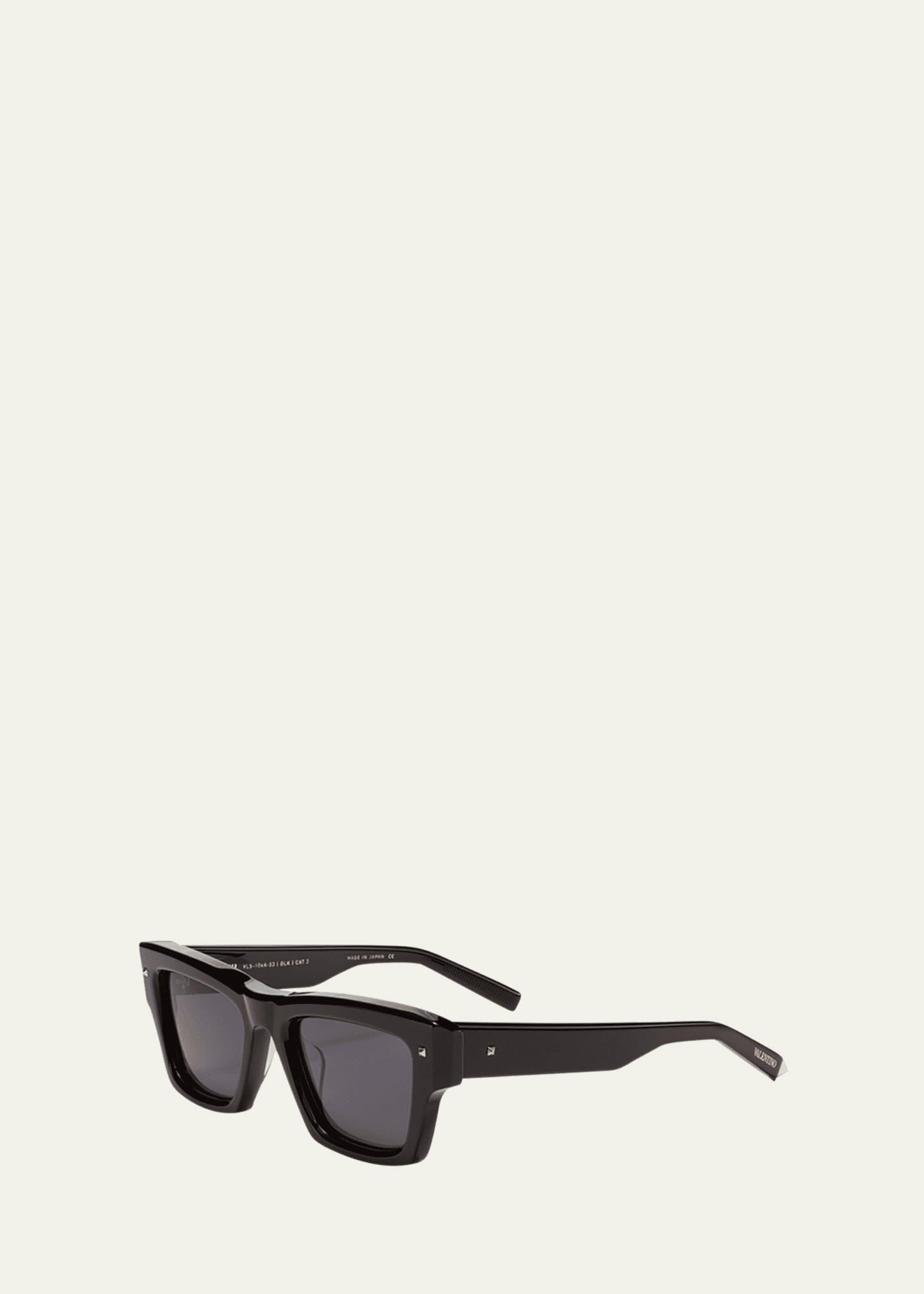 Valentino Garavani XXII Square Acetate & Titanium Sunglasses - Bergdorf ...