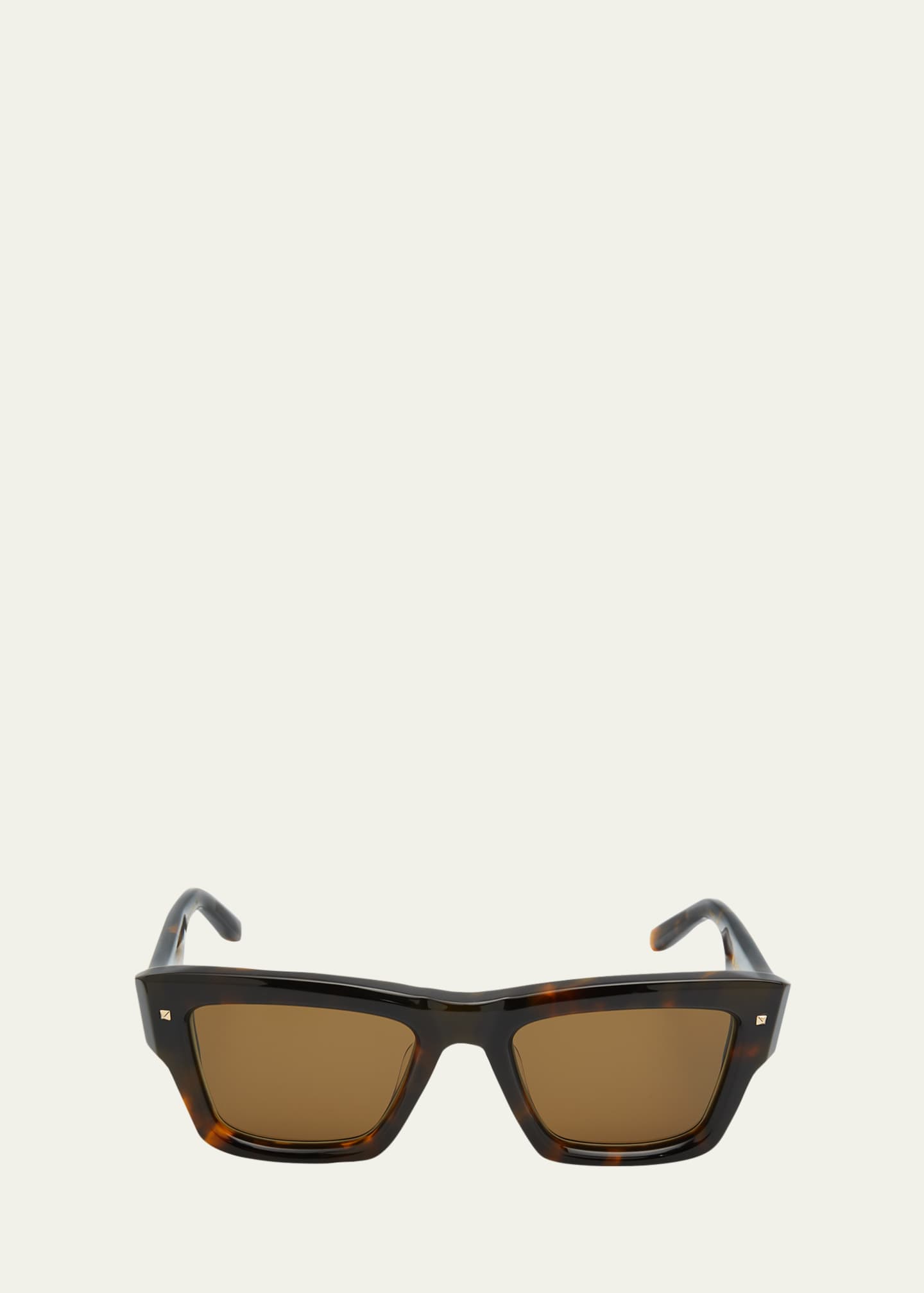 Valentino Garavani XXII Square Acetate & Titanium Sunglasses
