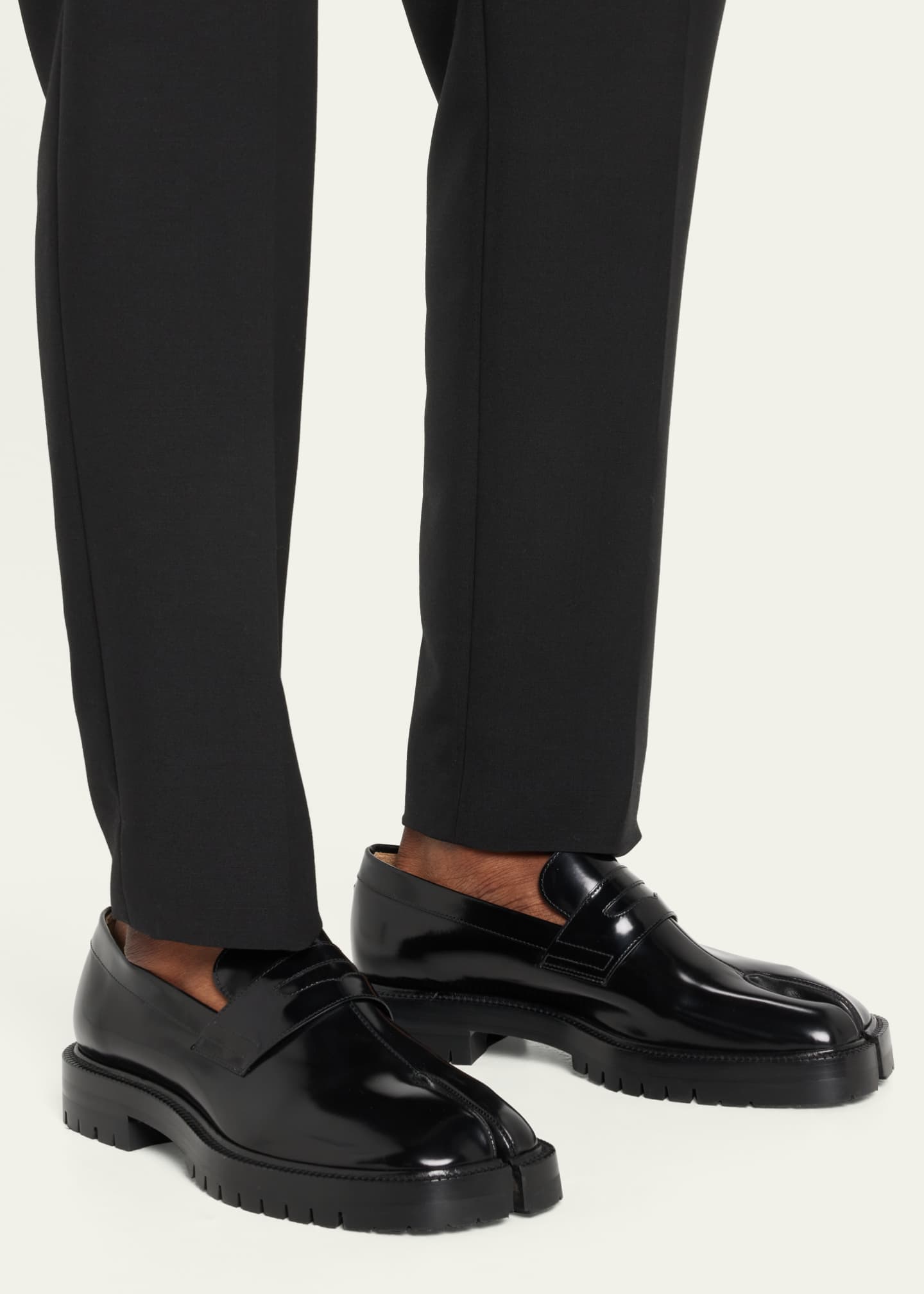 Maison Margiela Tabi Loafers 43 Black | www.angeloawards.com