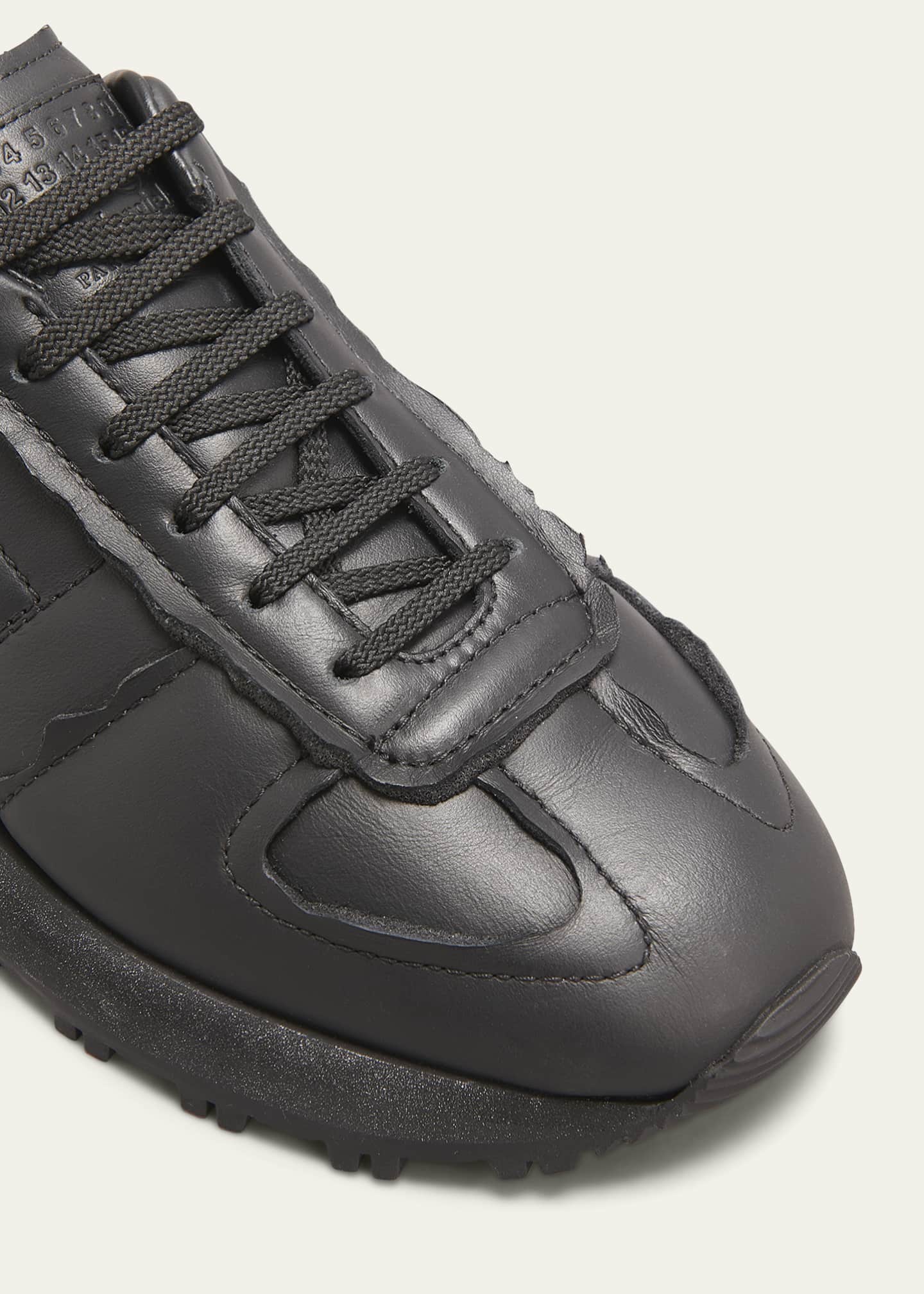 Maison margiela leather sneakers online