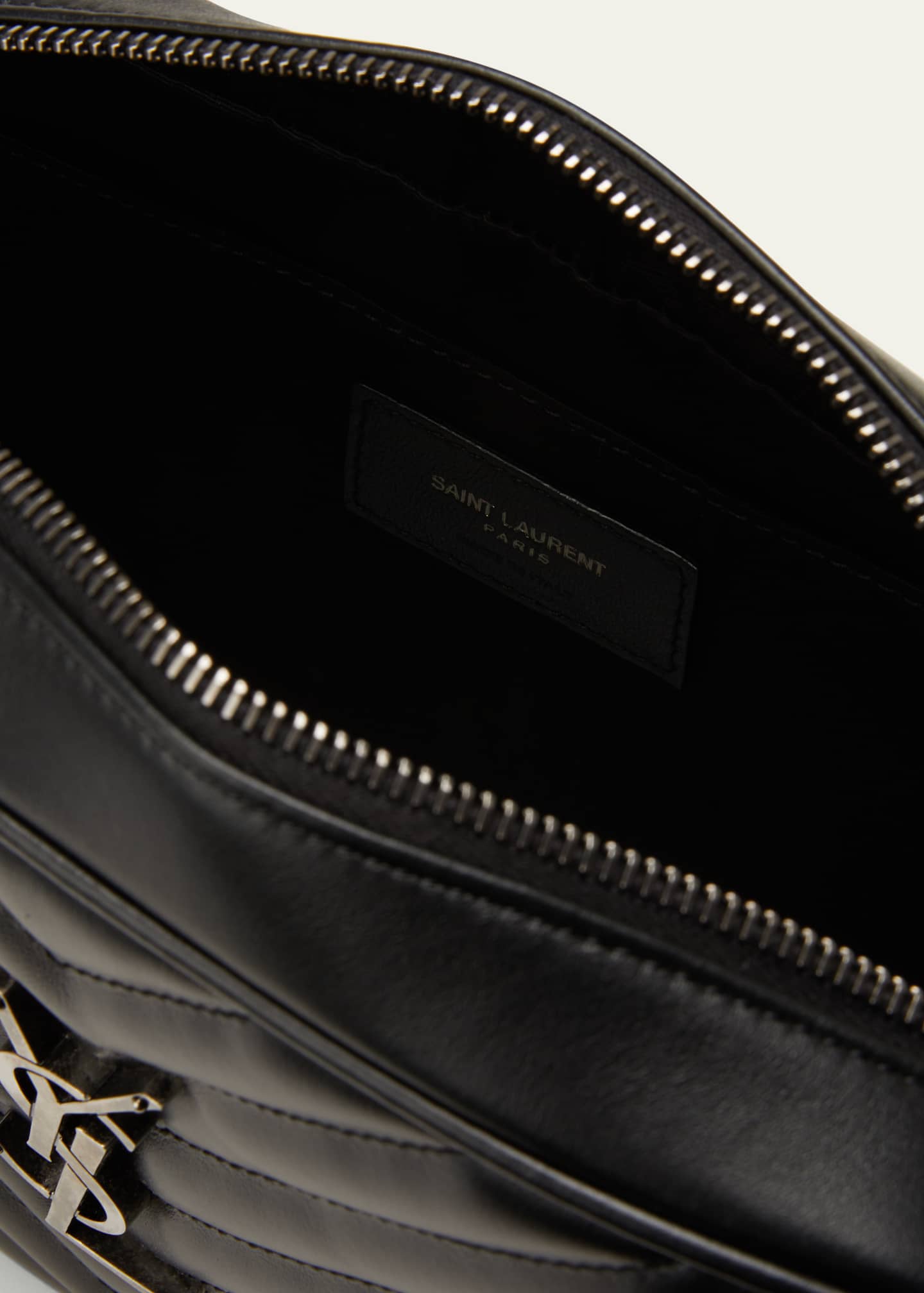 Saint Laurent Cerniera YSL Quilted Leather Top-Handle Bag - Bergdorf Goodman