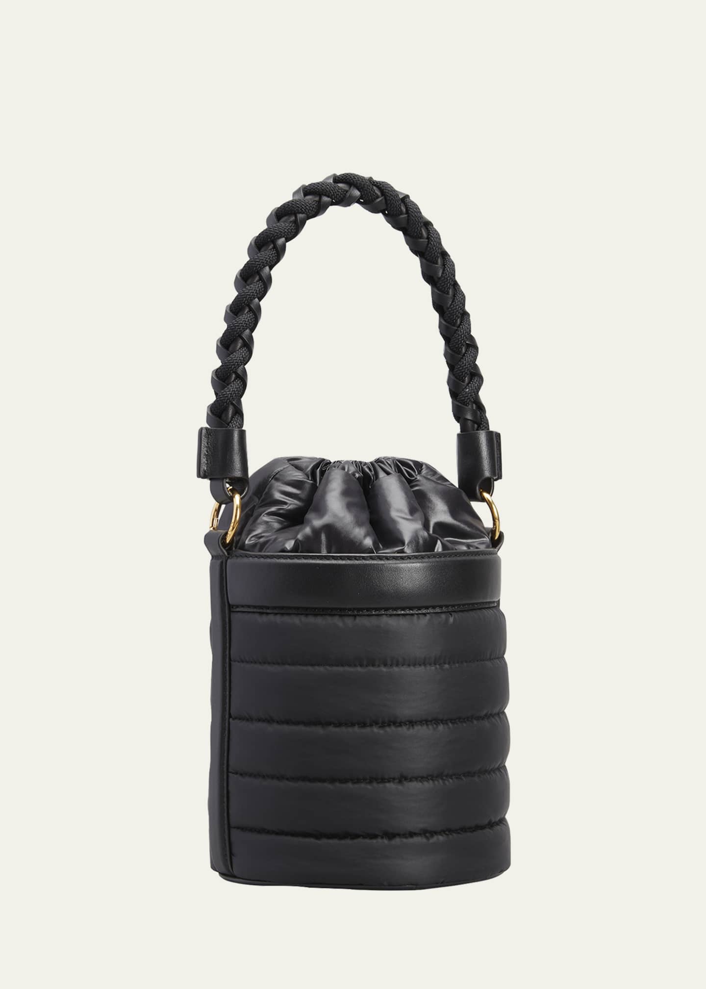 Quilted bucket bag best sale