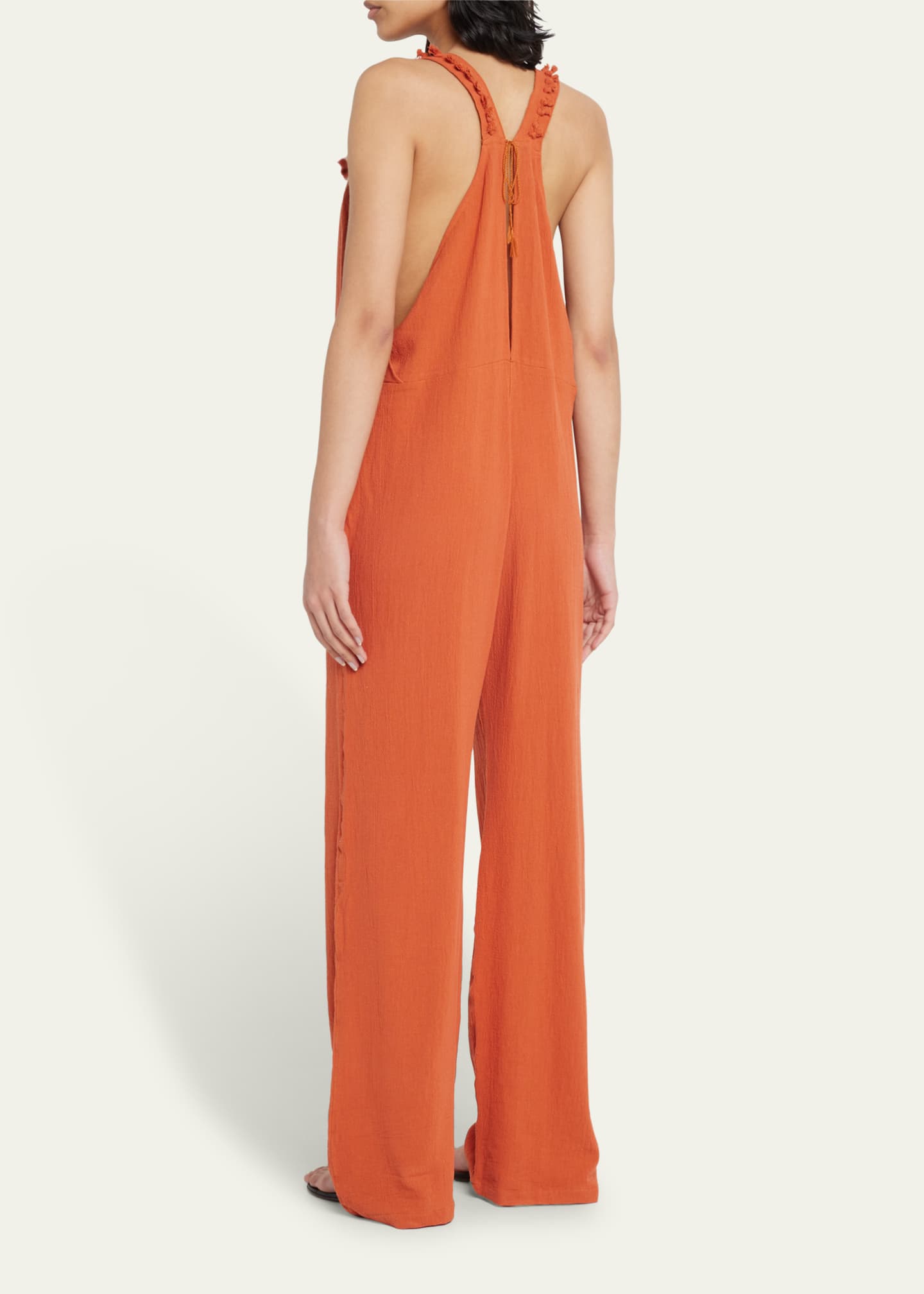 Cotton gauze jumpsuit top