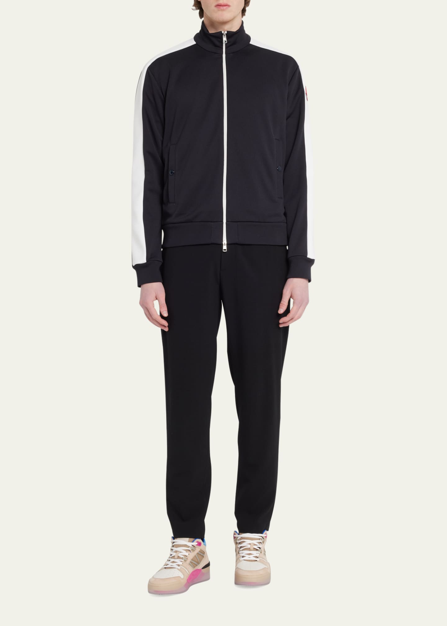 Mens moncler track top clearance