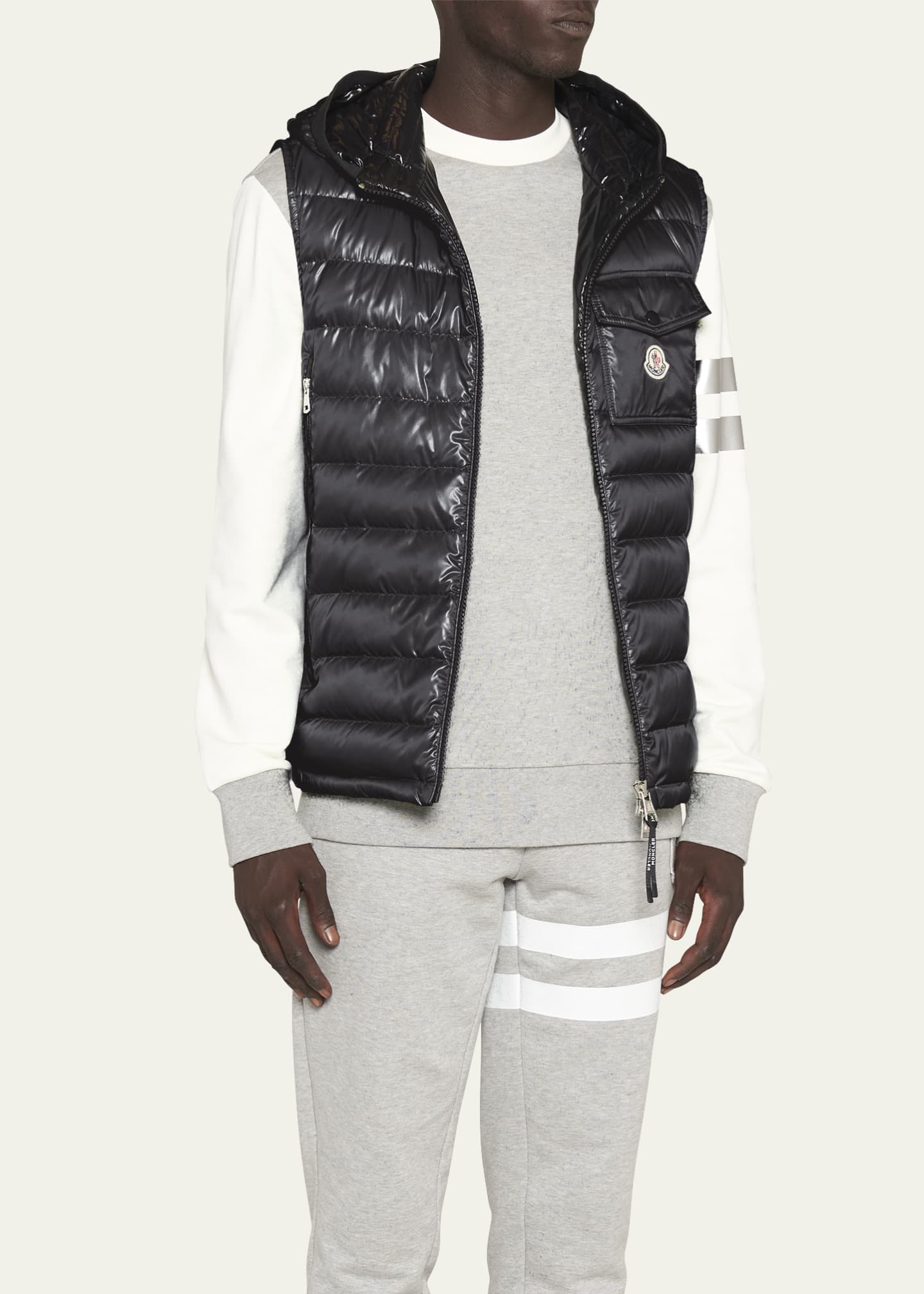 Moncler Men's Ragot Hooded Down Vest Bergdorf Goodman