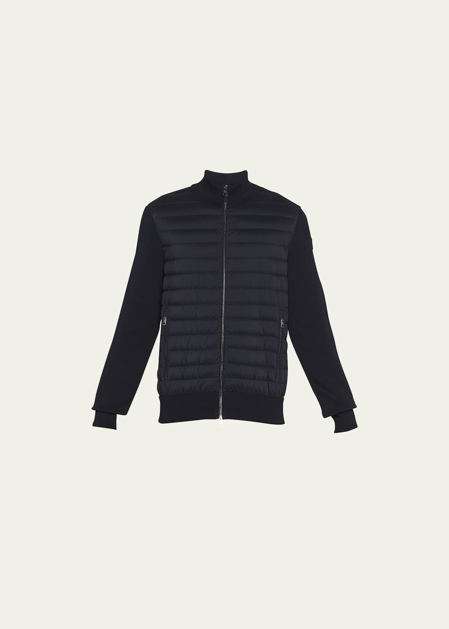 Moncler Cardigan Tricot in Black for Men