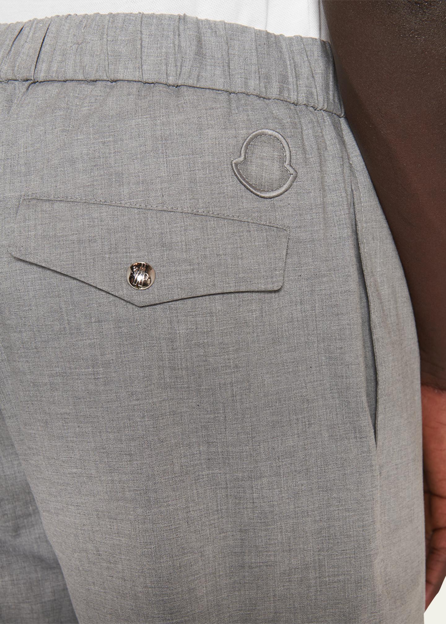 moncler joggers men's grey