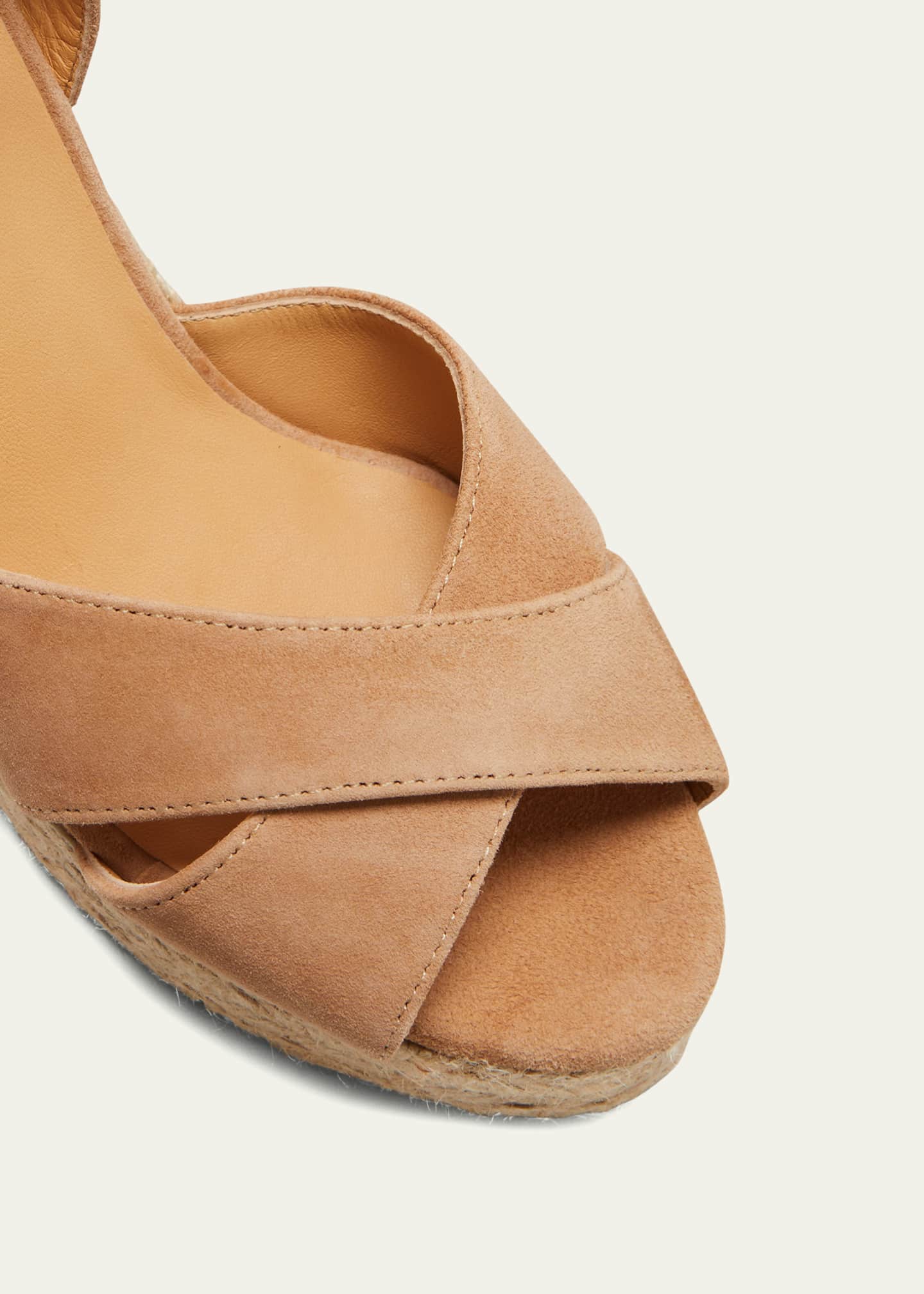 Castaner suede cheap wedges