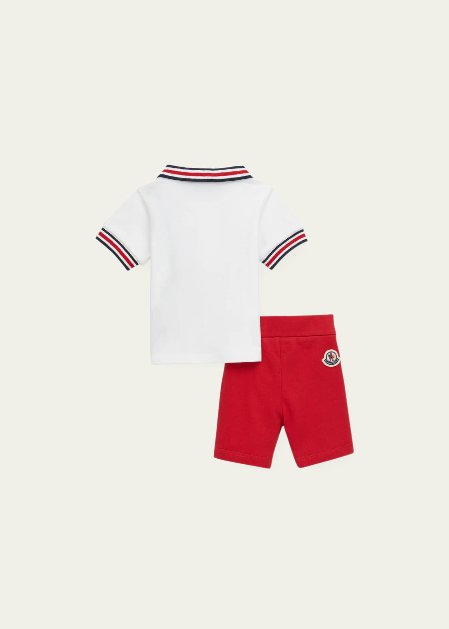 Red moncler shorts sales